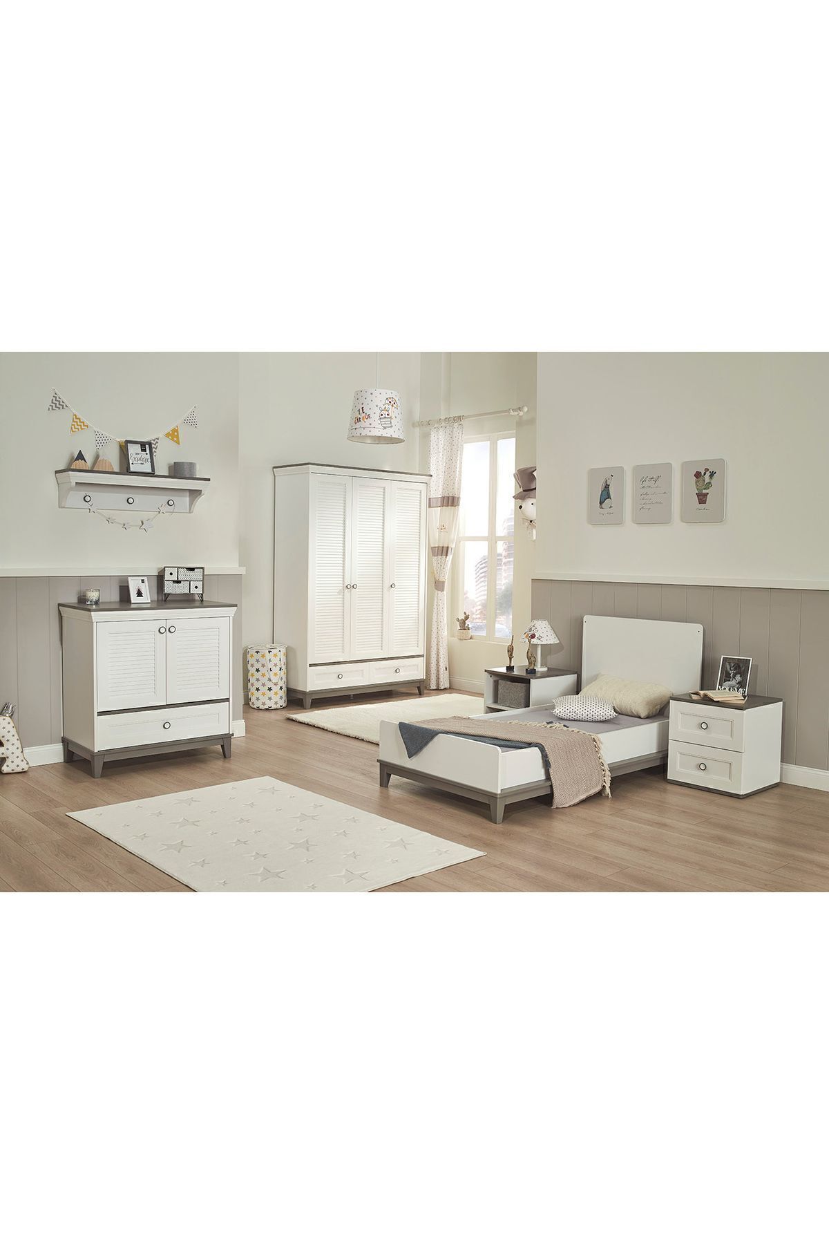 Almila Mia 3 Kapaklı Dolap fotoğrafı 4 (önizleme)