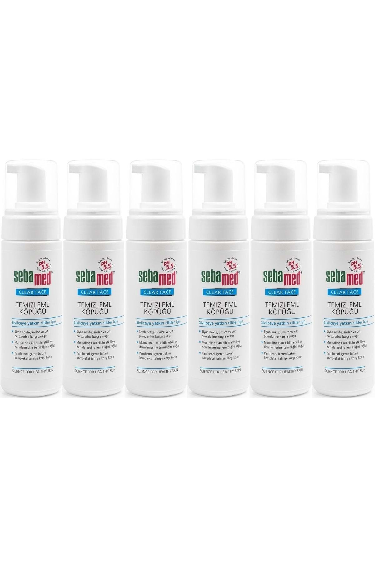 Sebamed Clear Face Yüz Temizleme Köpüğü 150ML (6 Lı Set)