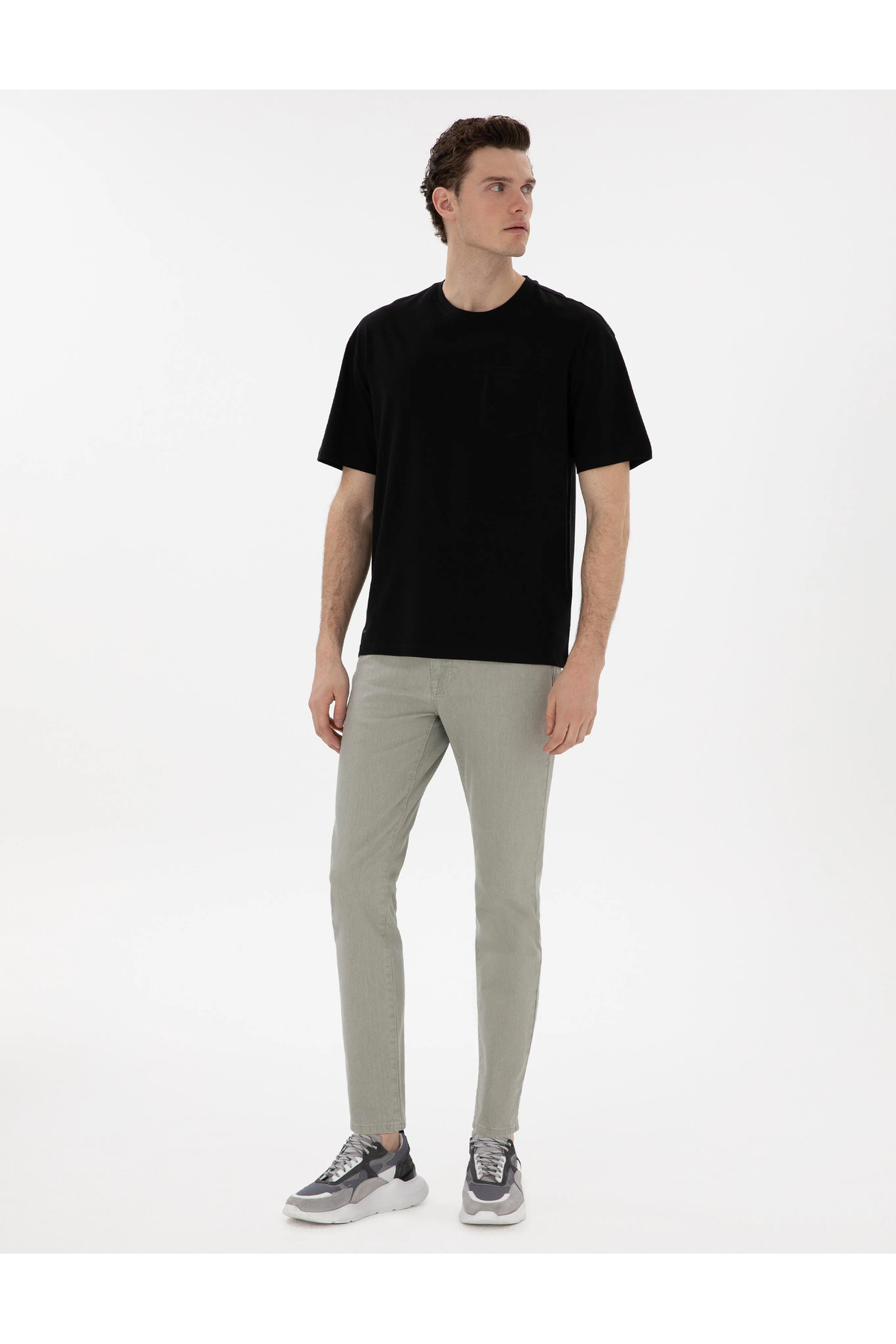 شلوار مردانه راسته فاق نرمال | پیر کاردین Pierre Cardin 2132463 - تصویر 2