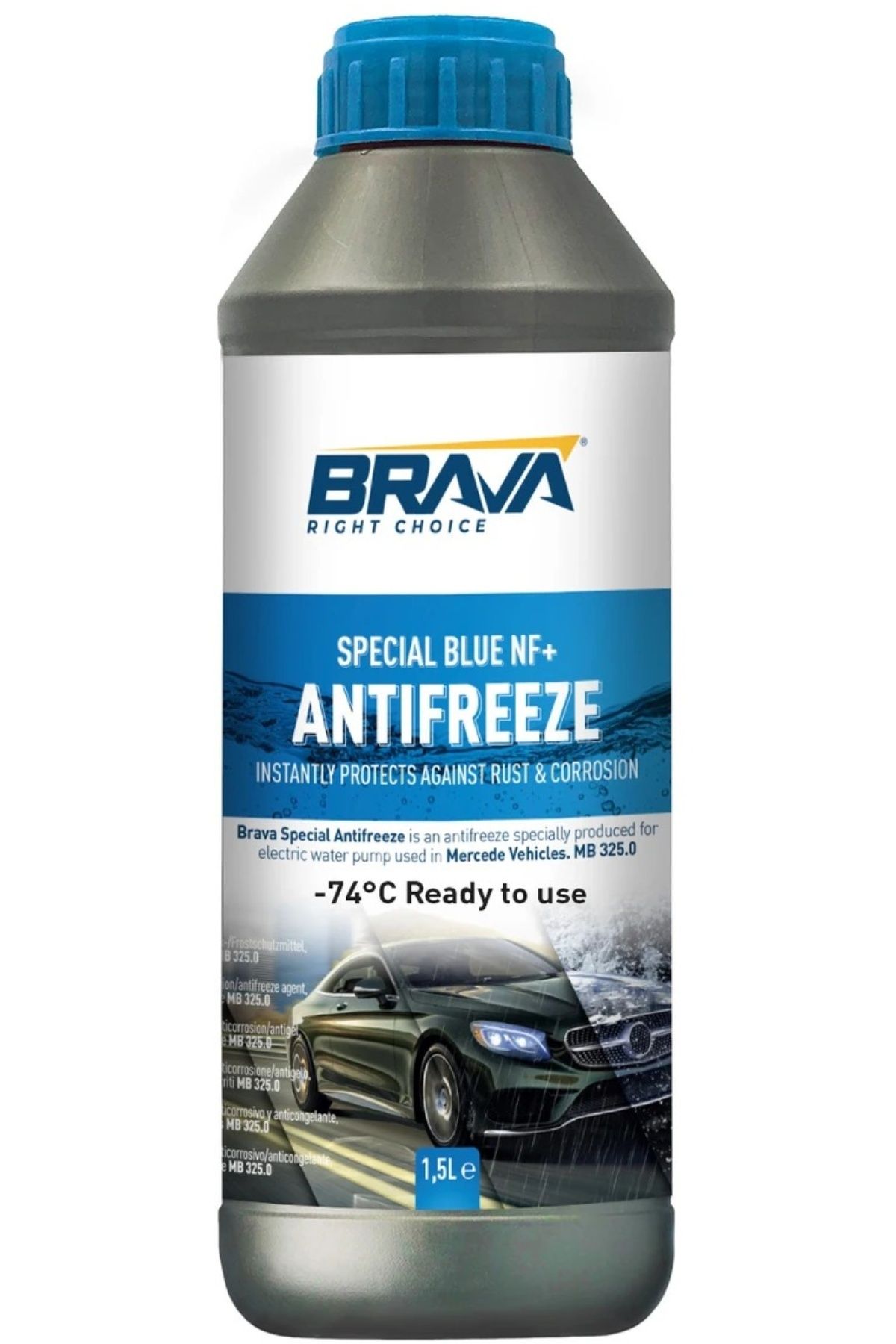 Brava MERCEDES SPECİAL 1,5 LT NF+ ANTİFRİZ MAVİ -74°C