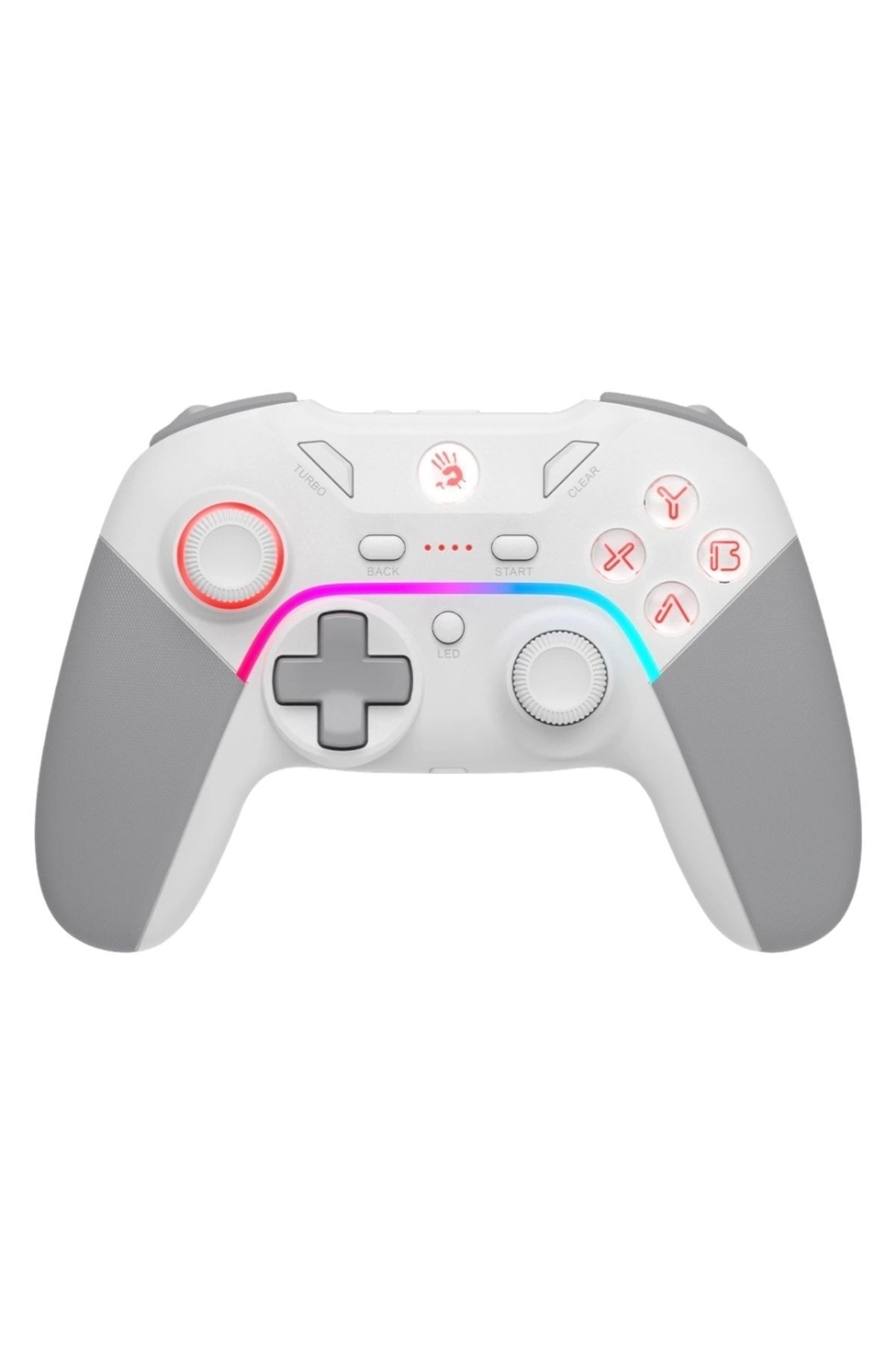 A4 Tech Bloody Gpw70 Rgb 2.4Ghz Kablosuz - Usb Pc Android Switch Ps3 Sports White Beyaz Gamepad