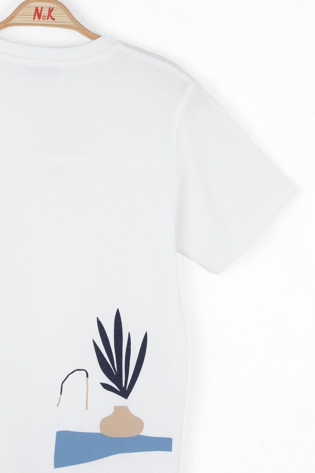 NK-Boy's Just Tshirt 8-14 Years Ecru 4