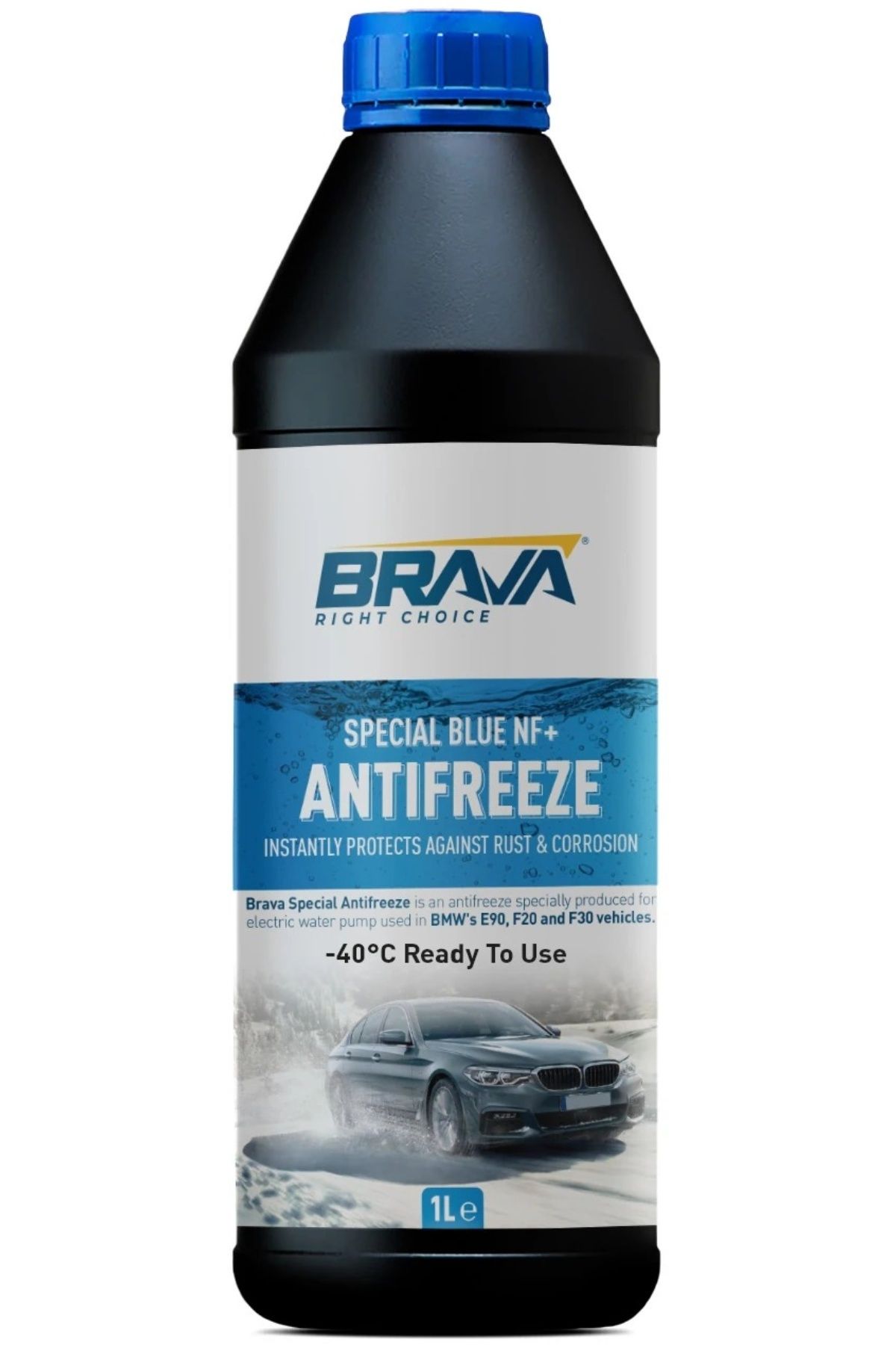 Brava MERCEDES SPECİAL 1 LT NF+ ANTİFRİZ MAVİ -40°C