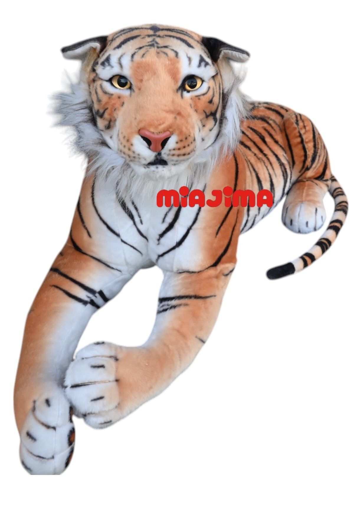 Oyuncakfabrikasi-Imported Realistic Large Plush Toy Tiger 110 cm 2