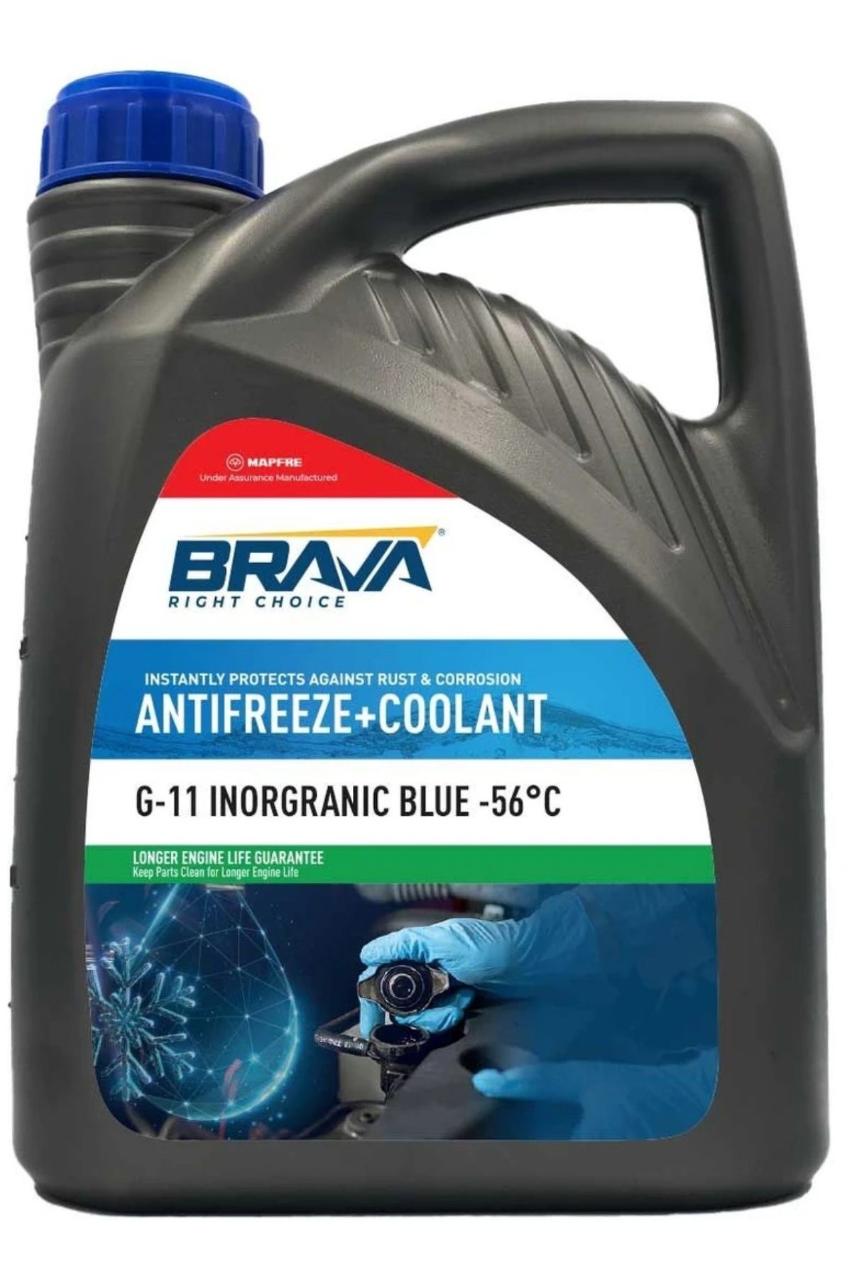 Brava İNORGRANİK 3 LT G-11 ANTİFRİZ MAVİ -56°C