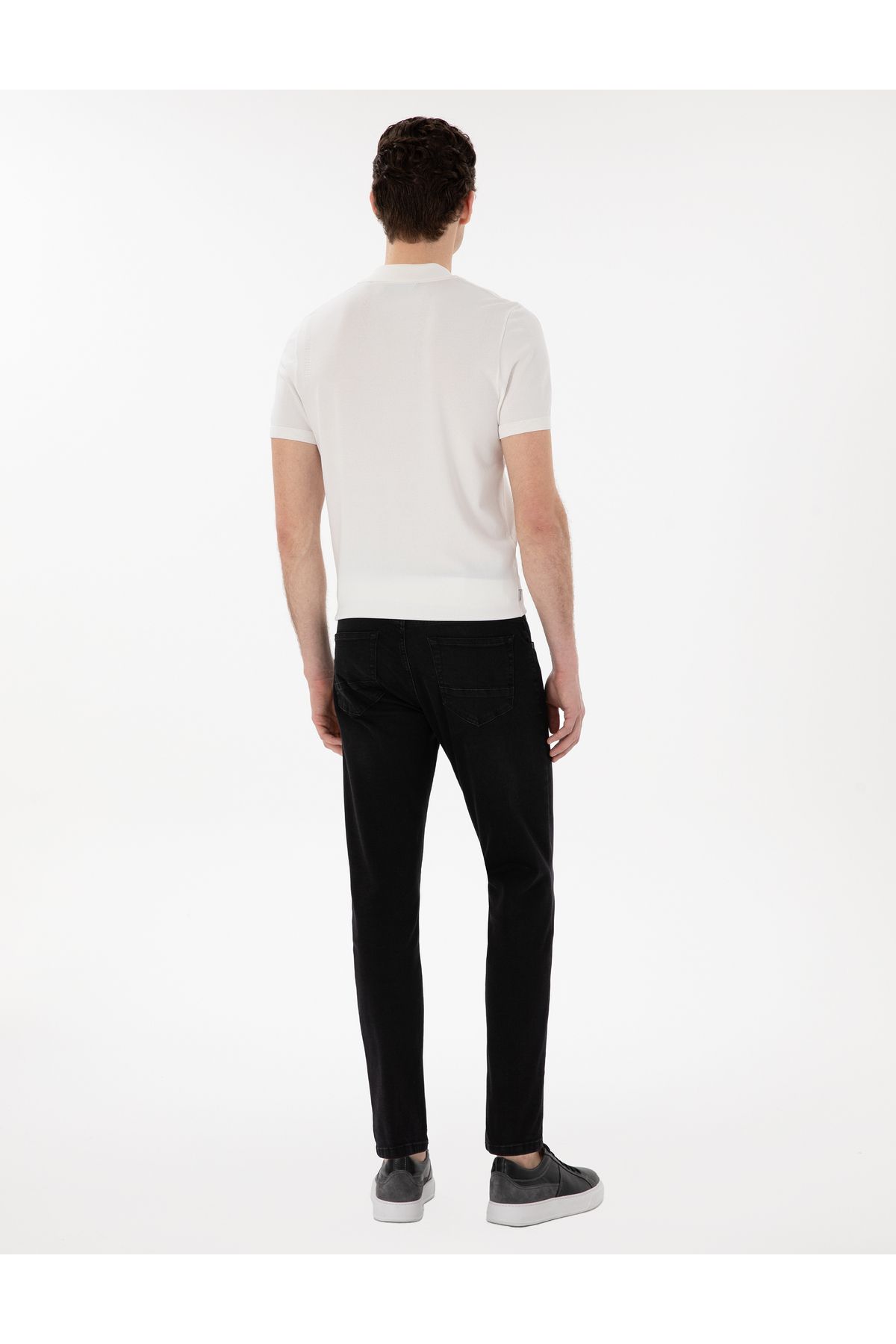 شلوار جین مردانه مشکی 50302754 VR046 Pierre Cardin