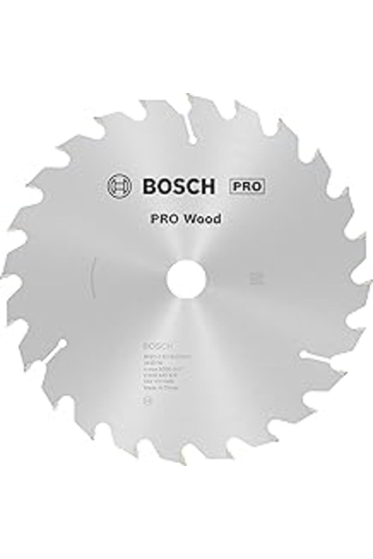 Hepta Collection Bosch Daire Testere Bıçağı, Gri, 190X20/16X2,6 Mm, 24, 1 Adet