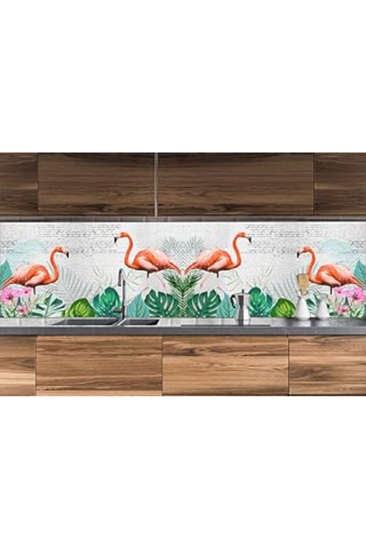 Mu Art Ahşap Naz Konsept Fayans Kaplama Stickerları 500X65 Cm