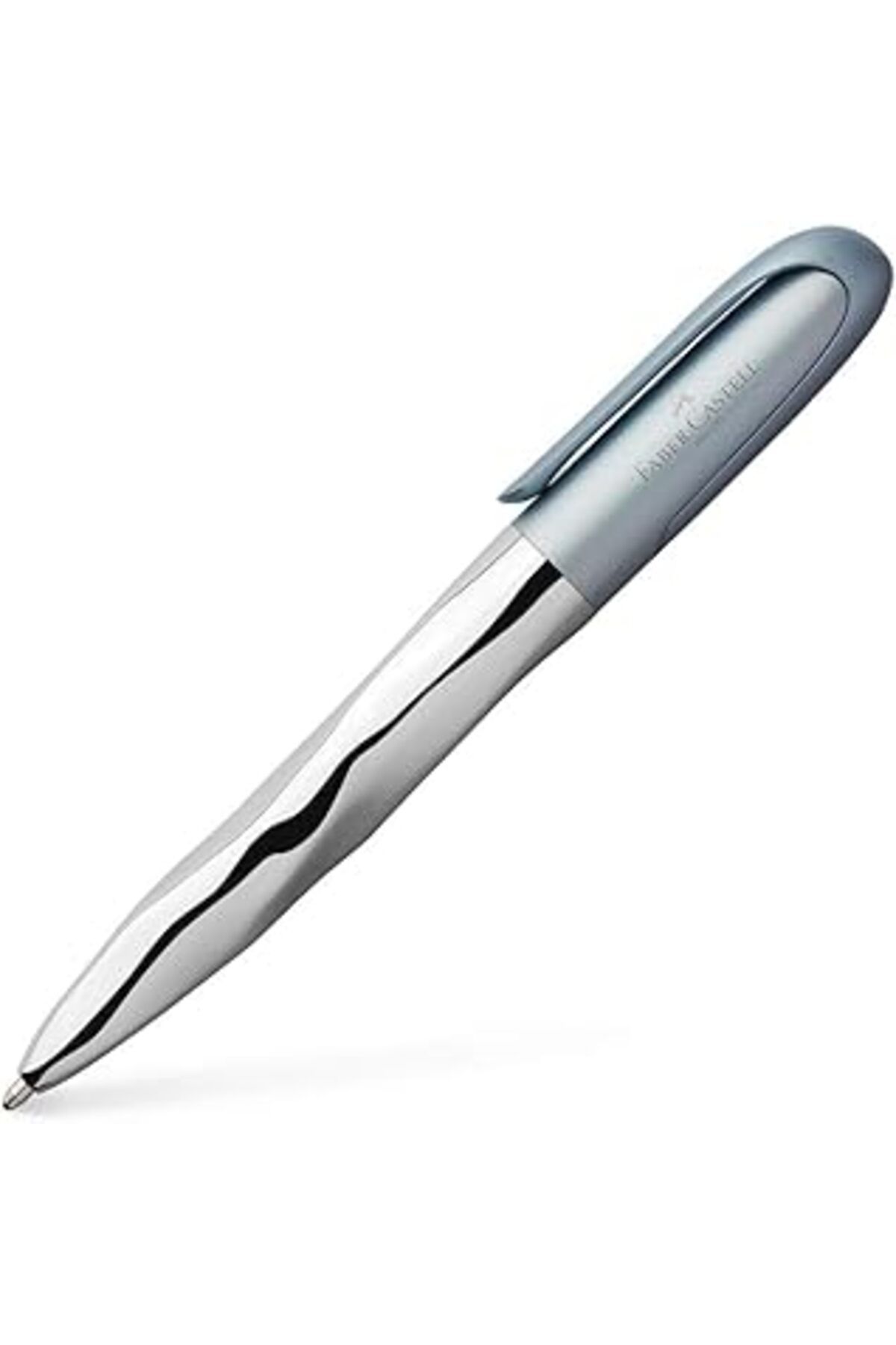 Mu Art Faber-Castell N'Ice Pen Tükenmez Kalem, Metalik Açık Mavi