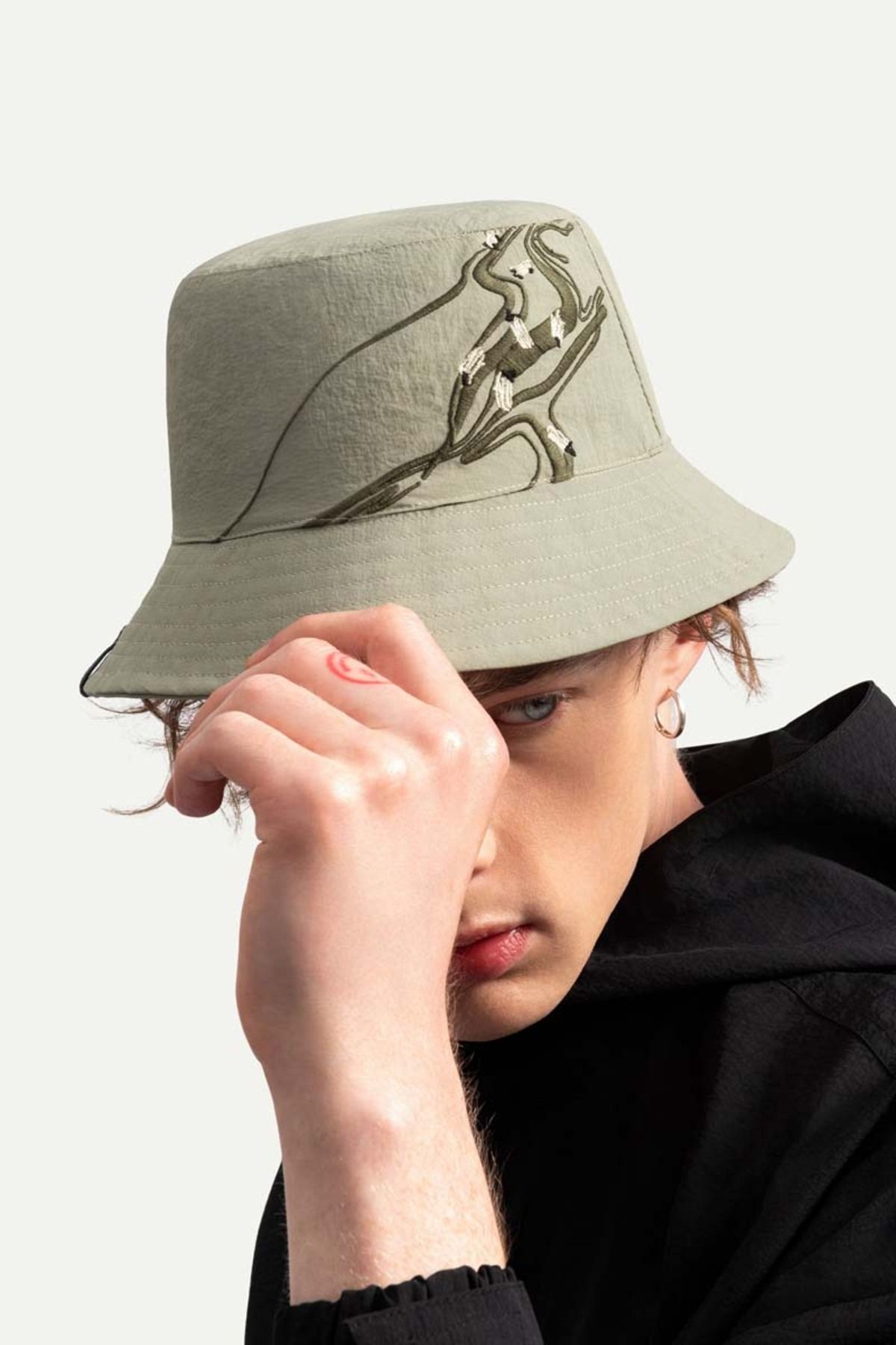 KAFT-Unisex Bucket Hat - Flyen - Concrete 3