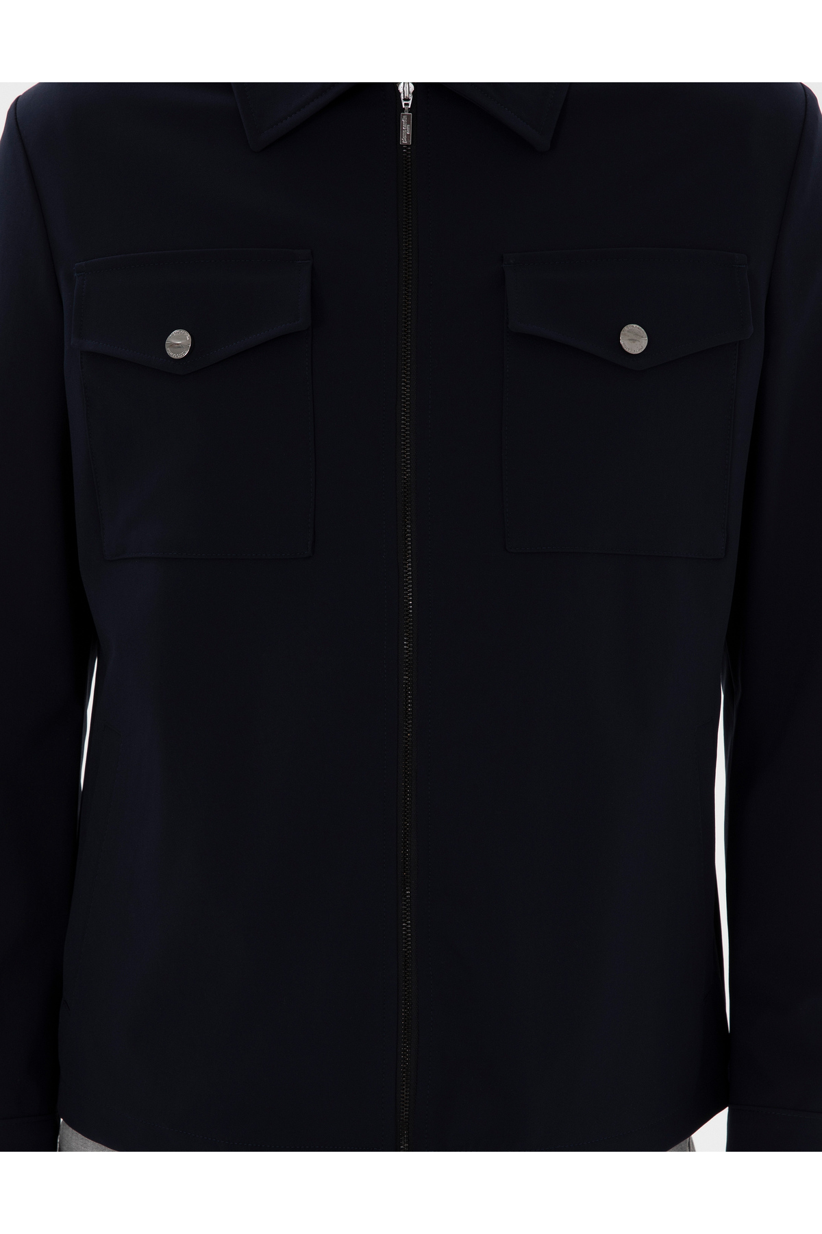 Pierre Cardin Lacivert Regular Fit Fermuarlı Ceket 50306056-VR033 görsel 7