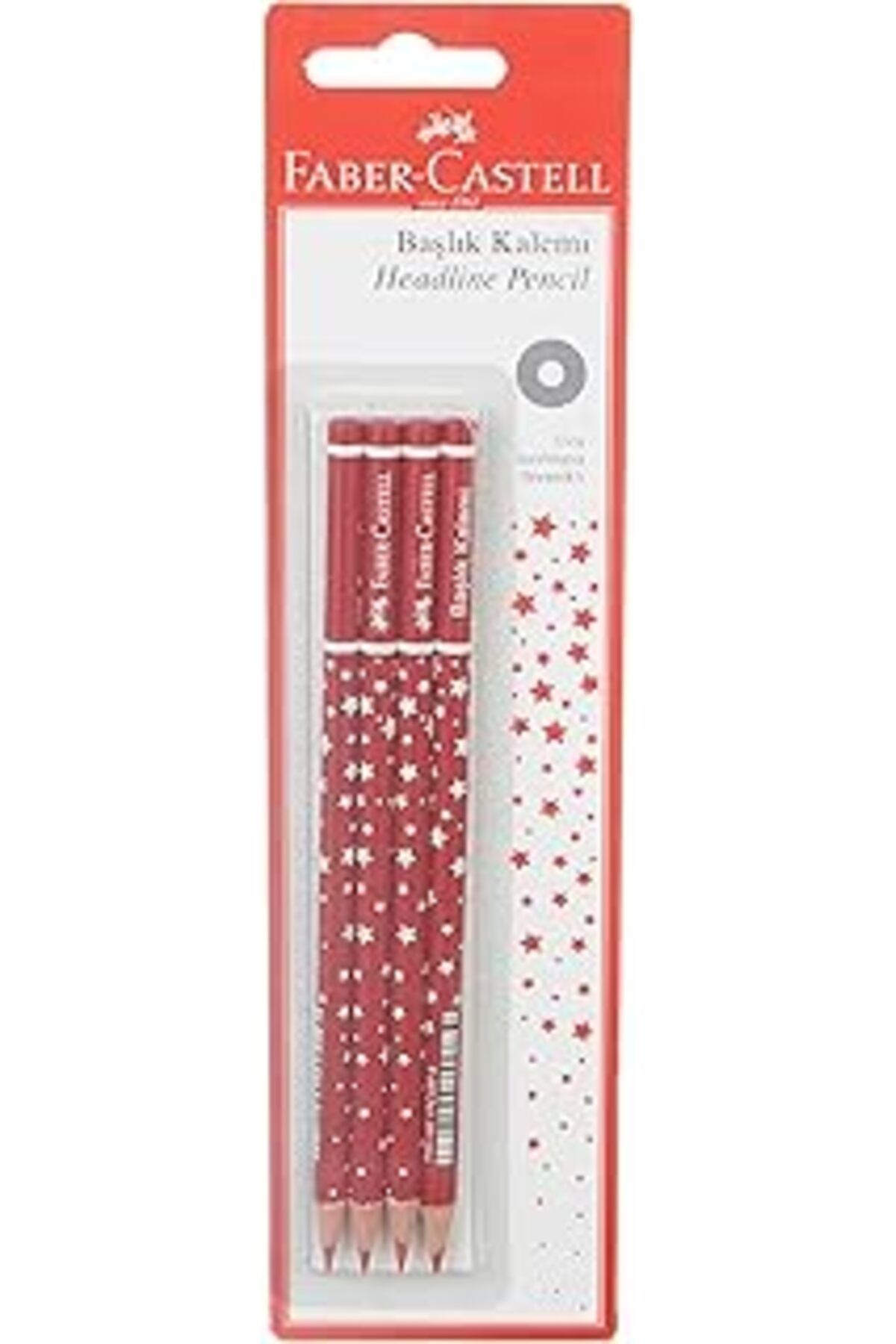 Mu Art Faber-Castell Başlık Kalemi Yıldız Kırmızı
