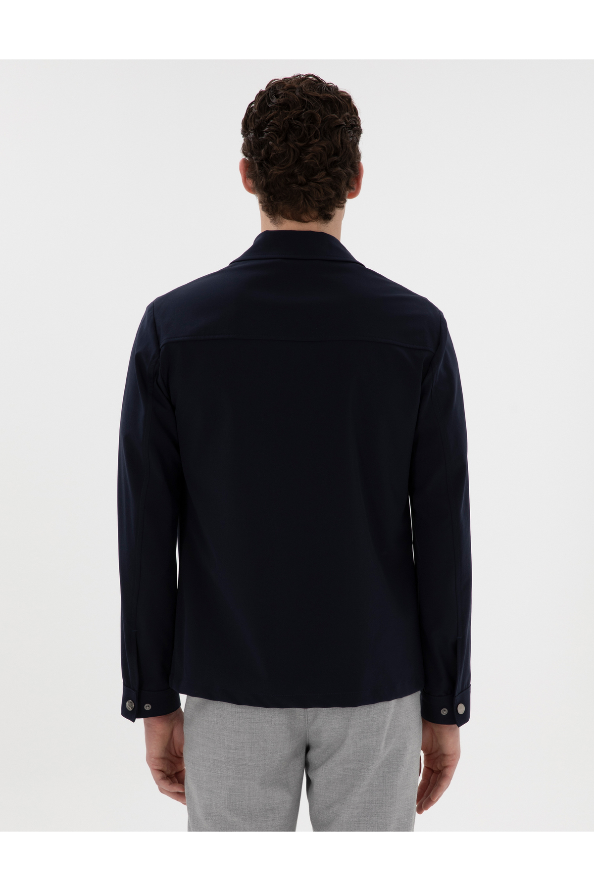 Pierre Cardin Lacivert Regular Fit Fermuarlı Ceket 50306056-VR033 görsel 5