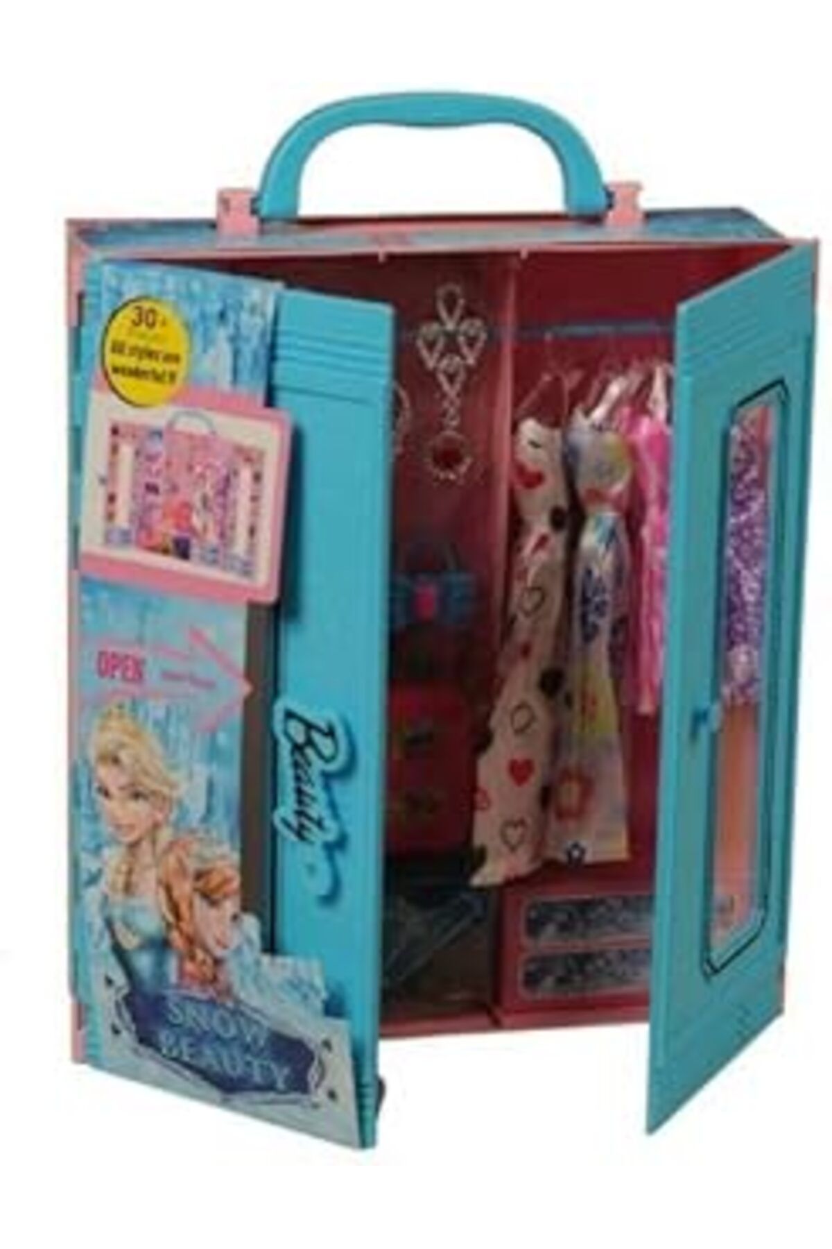 Mu Art Sole Frozen Muadili Beauty Fashion Star, Çantalı Giysi Dolabı,Gardrop
