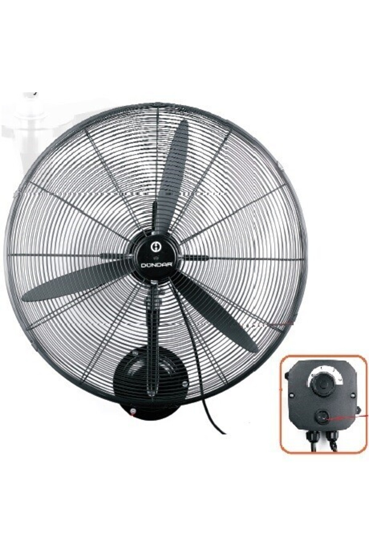 Genel Markalar Sv 65 (26") 65 Cm 170 Watt 11200 M3/h 1350 Dd 220/230 V Monofaze Duvar Sanayi Tipi Vantilatör