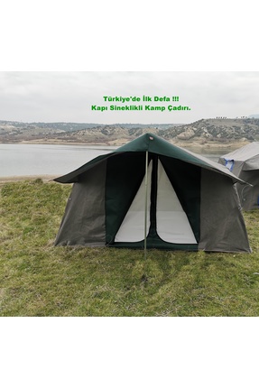TMC CAMPİNĞ Kapı Sineklikli 2t0 Double Kamp Çadırı 4-6 Kişilik