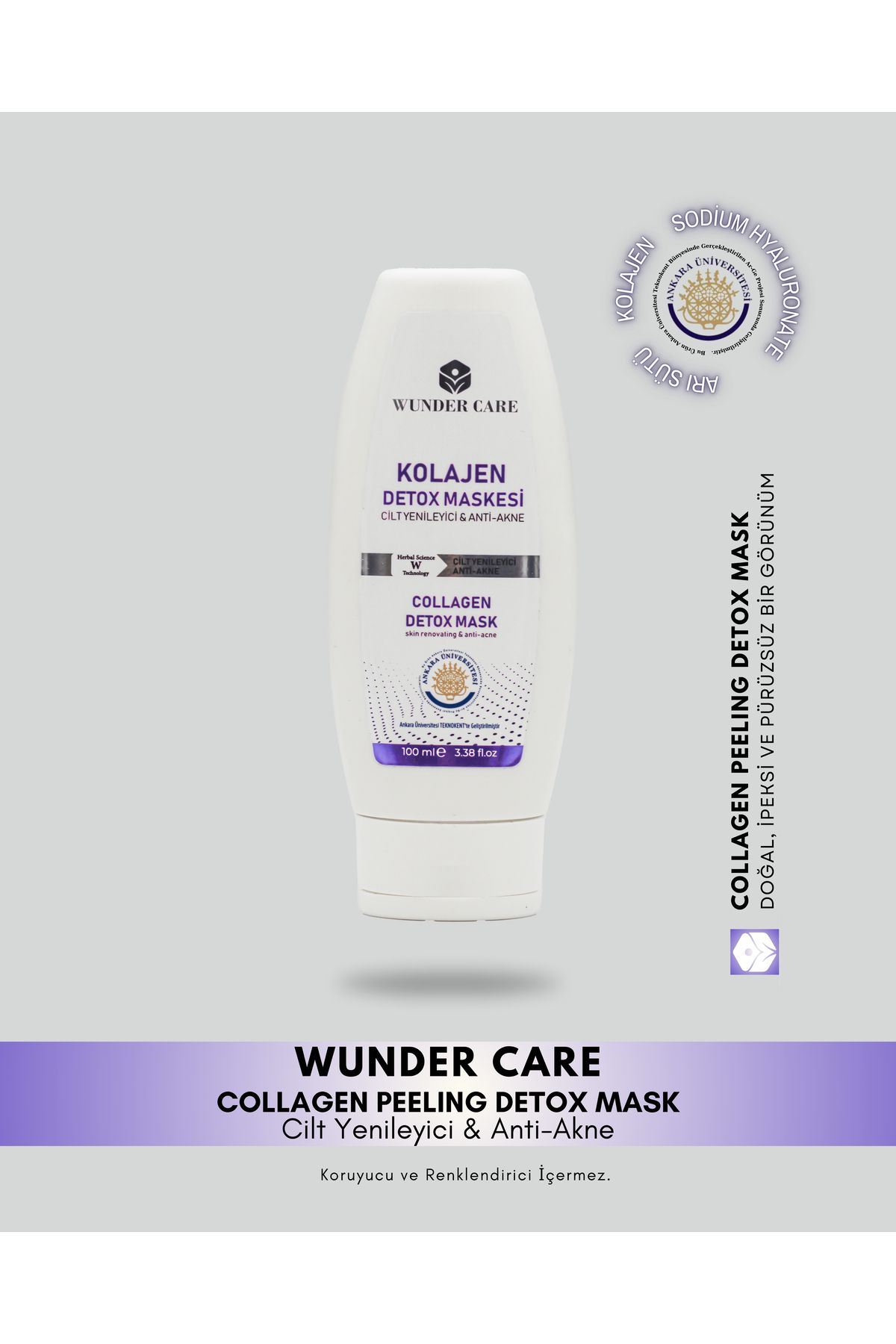 WUNDERCARE Kolajen Detoks Maskesi