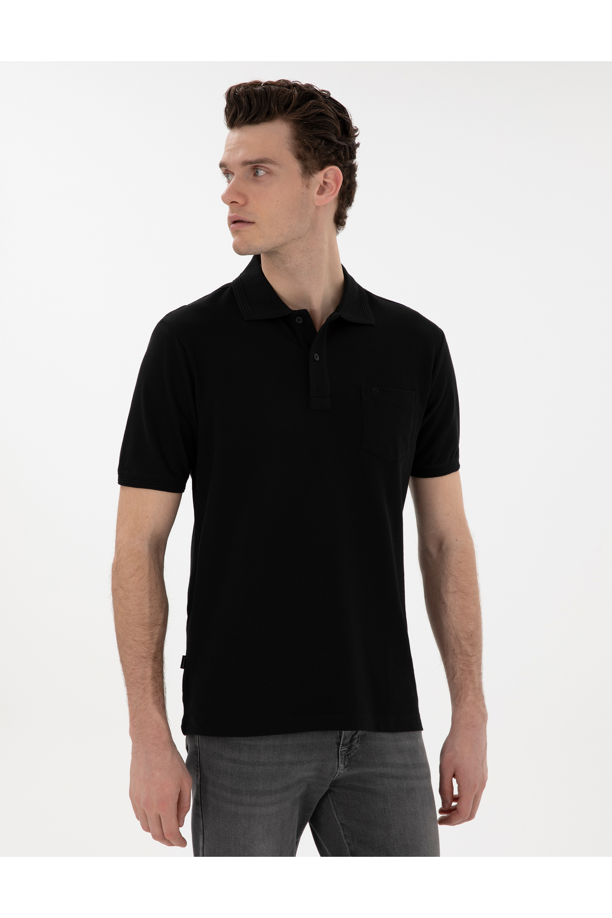 تیشرت یقه پلو مردانه راسته آستین کوتاه | پیر کاردین Pierre Cardin 1123826 - تصویر 3