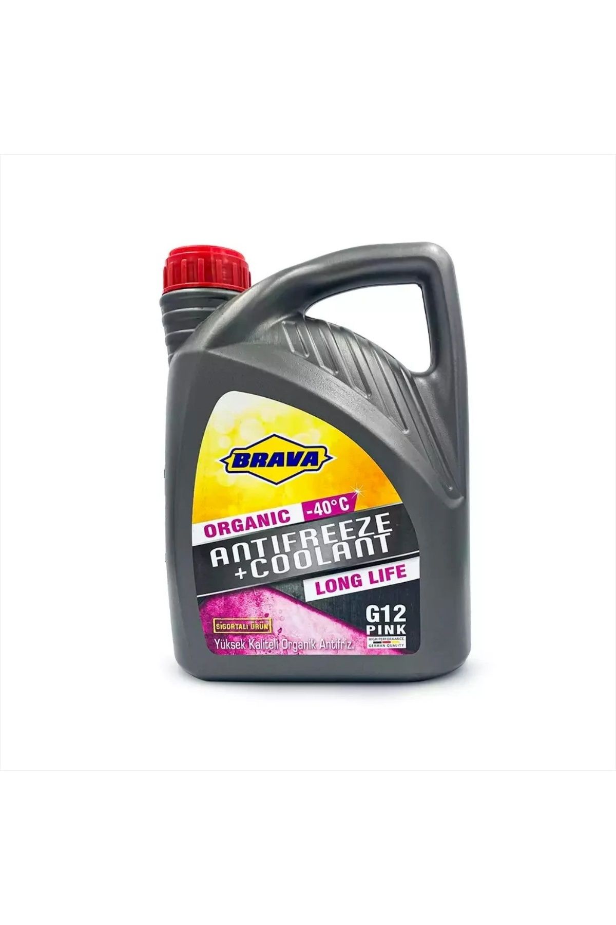 Brava ORGANİK 1,5 LT G-12 ANTİFRİZ PEMBE -40°C