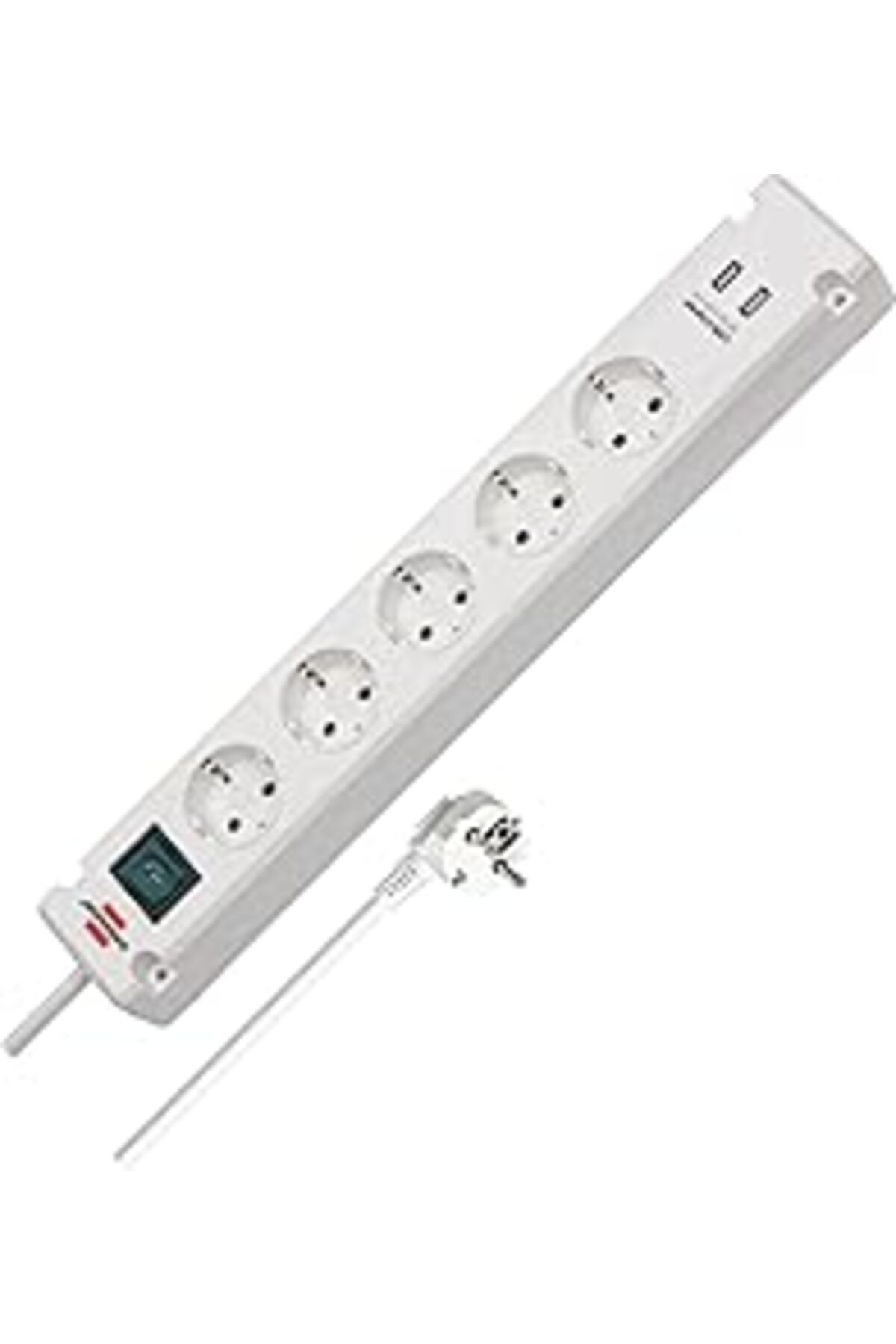 TRENDMEN-Brennenstuhl Bremounta Series 5 مآخذ، 2 USB، مقبس تمديد 3 أمتار 1