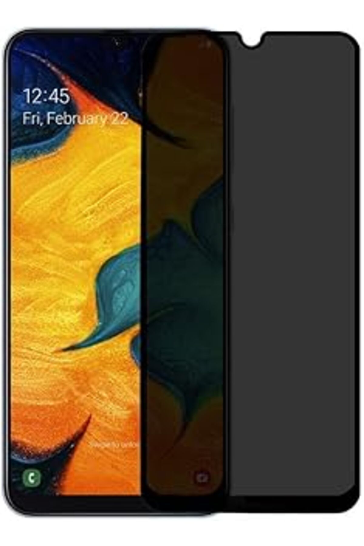 Qedii Vivo Y22S Gizli Hayalet Tam Kaplayan Cam Ekran Koruyucu
