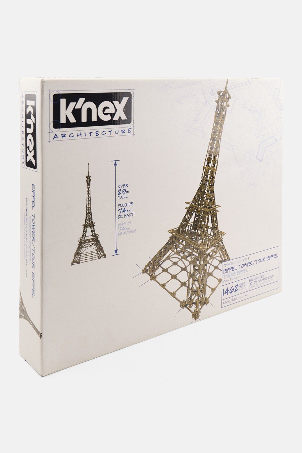 K'nex-Architecture Eiffel Tower Building Set 1462 Piece Grey 4