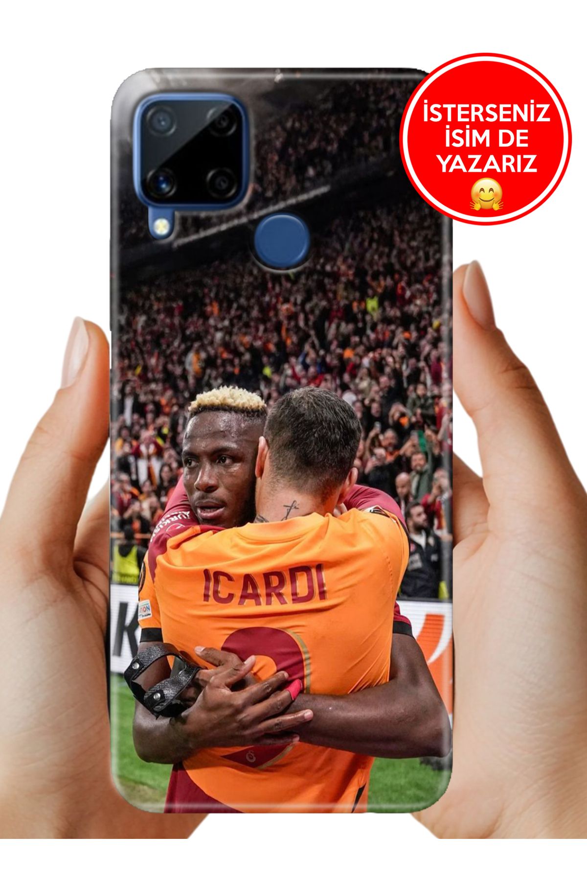 realme C15 Kılıf Telefon Kılıfı Tasarım Kapak Victor ve Mauro