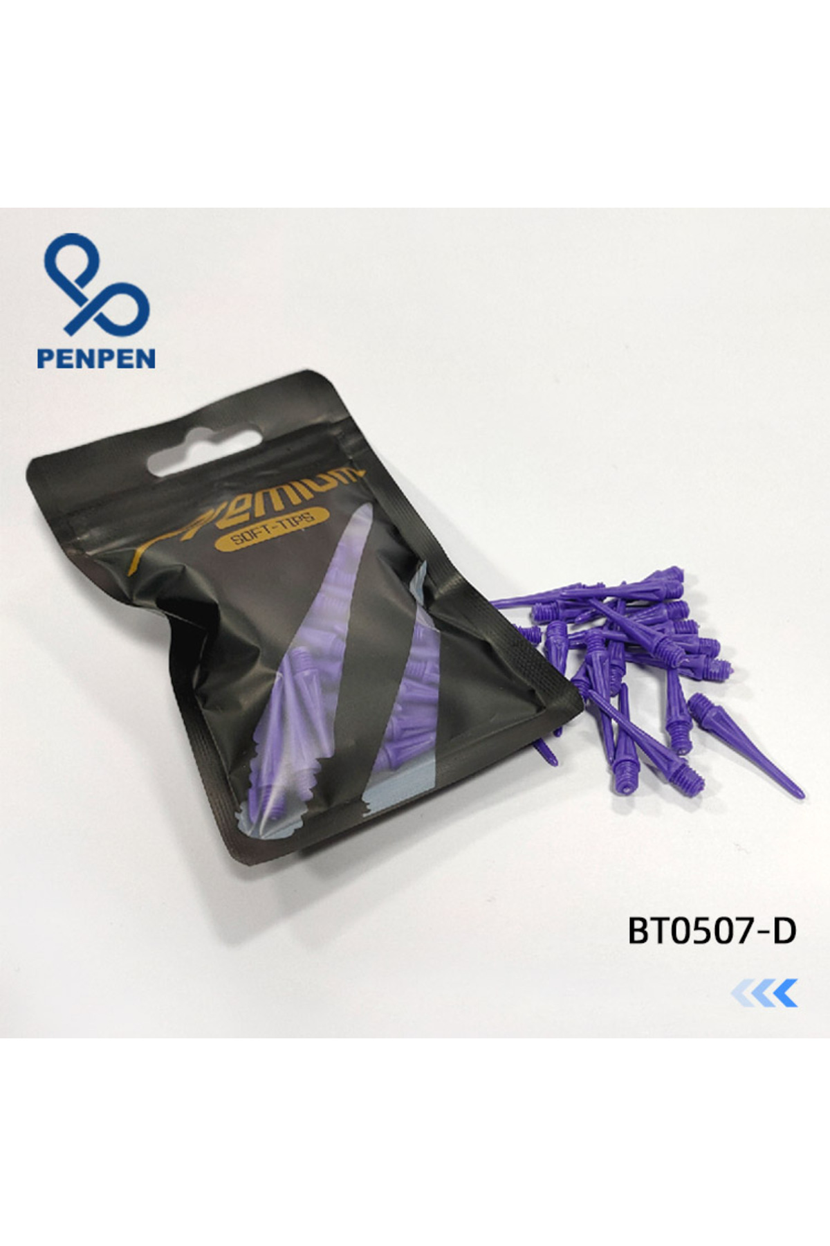 Choice-Purple 100pcs 100PCS High Precision Electronic Dart Plastic Professional Dart Durable Soft Tip Point 1
