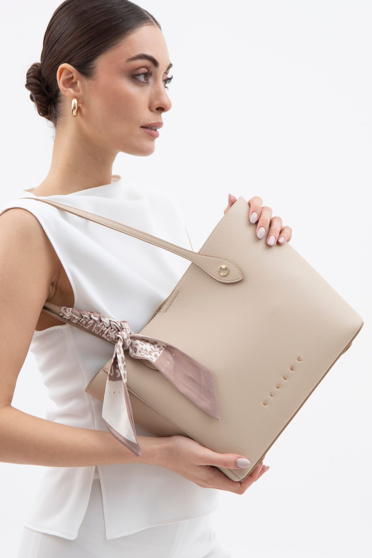 Sisley-Beige Women's Shoulder Bag Sly165 2