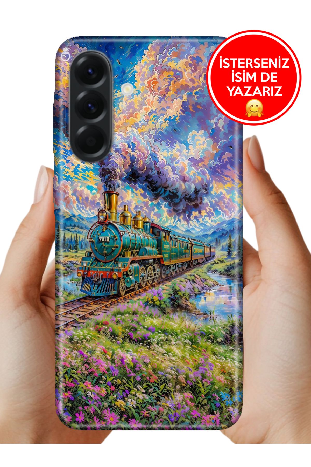 Cekuonline Galaxy A36 Kılıf FullCover Resimli Desenli Silikon Çuf Çuf