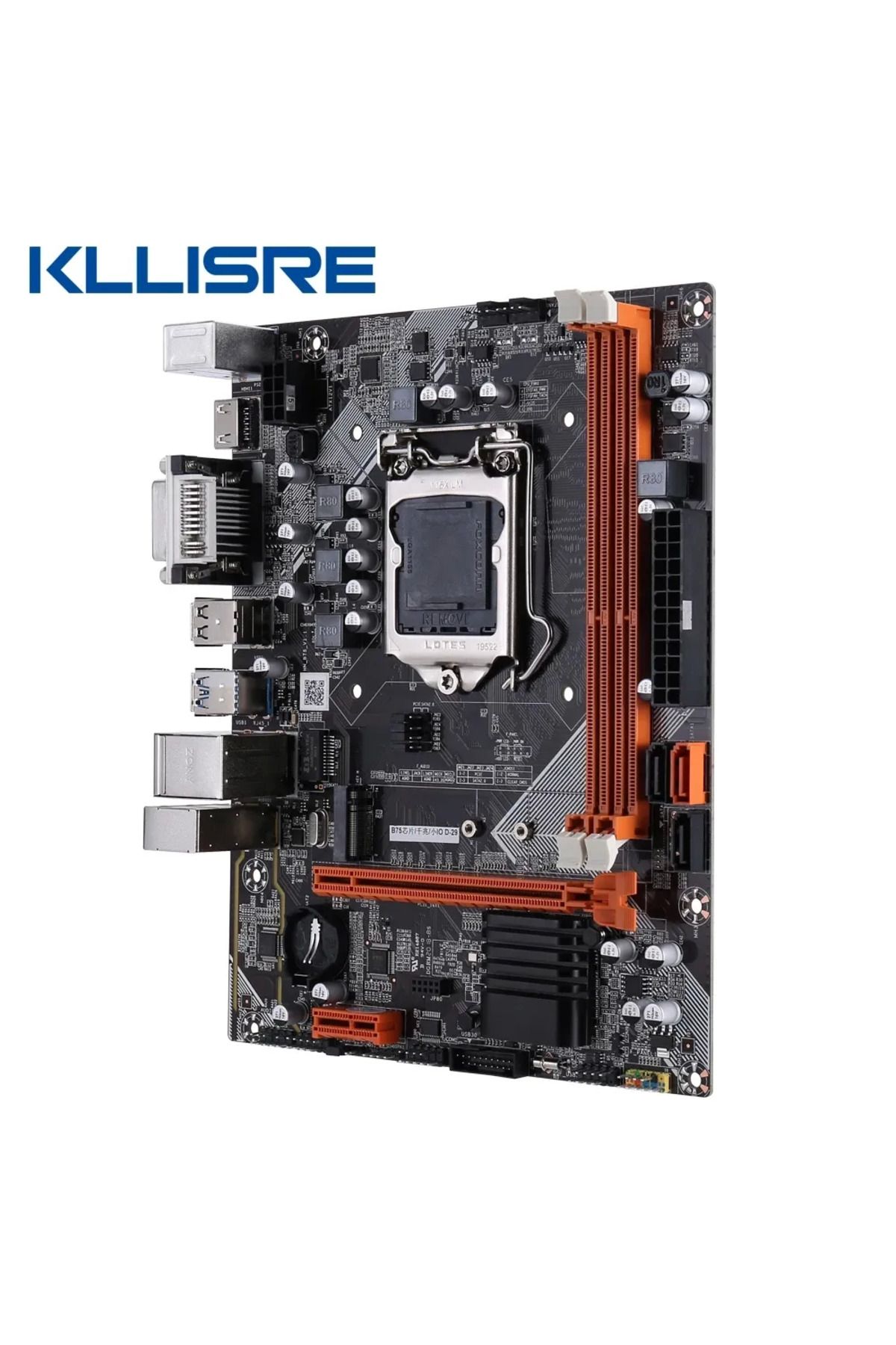 Choice-Motherboard+CPU+RAM Kllisre B75 Kit Motherboard Set with Core I5 3570 2 X 8GB = 16GB 1600MHz DDR3 De 3