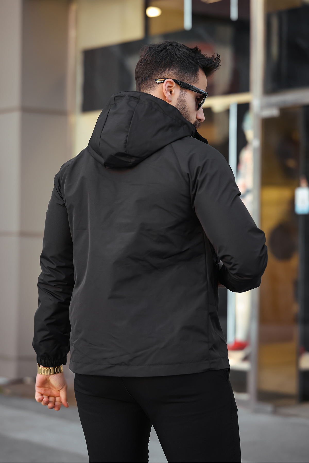 S&M CLOTHİNG  Yeni Sezon Su &rüzgar Geçirmez Yağmurluk Mevsimlik Ceket - Görsel 5