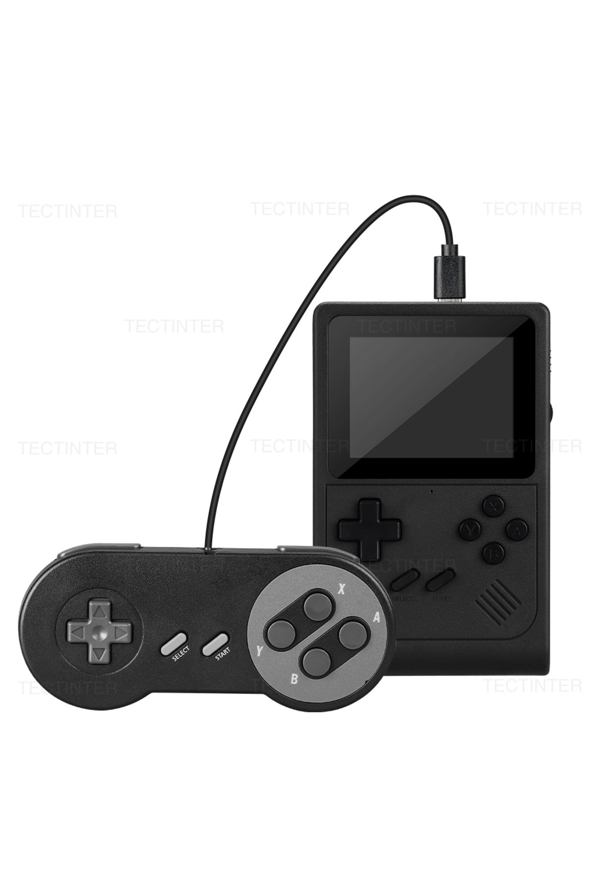 TECTINTER-without Retail Box Black with Gamepad GB300 Portable Handheld Game Player 3.0 inch Screen Video Game 1