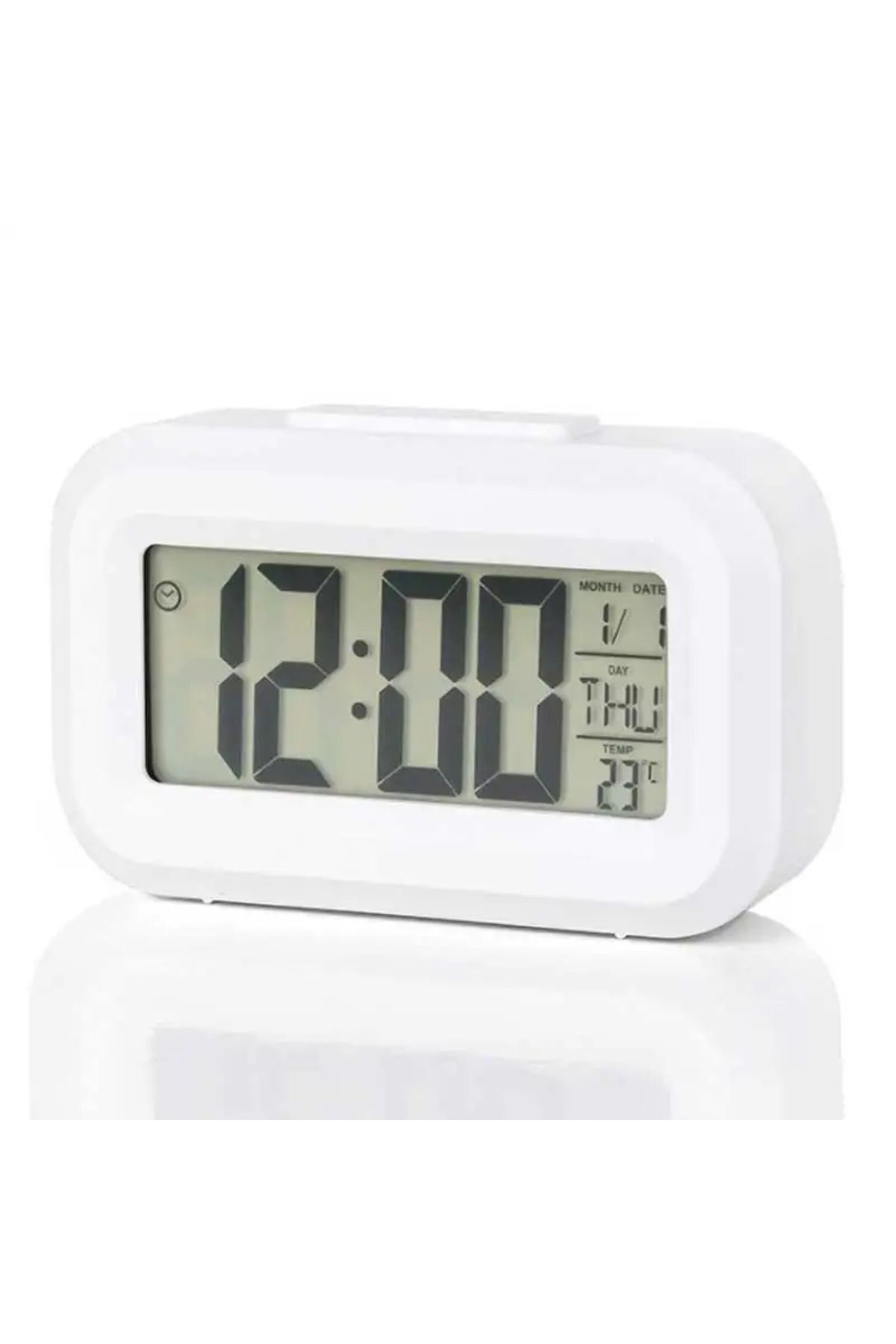 Choice-WHITE Mini Timer Smart Clock Children Alarm Clock Student Time Manager Desktop Silent Bedside Electr 1