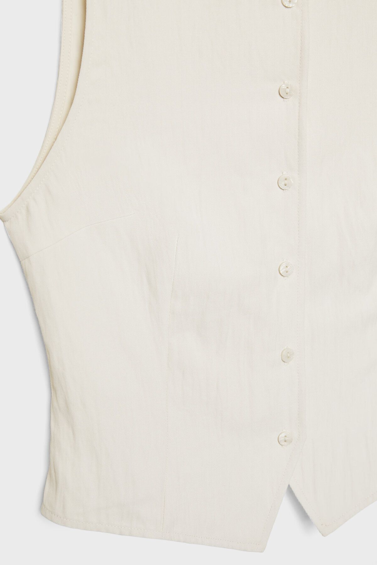 Stradivarius-Textured top with buttons 7