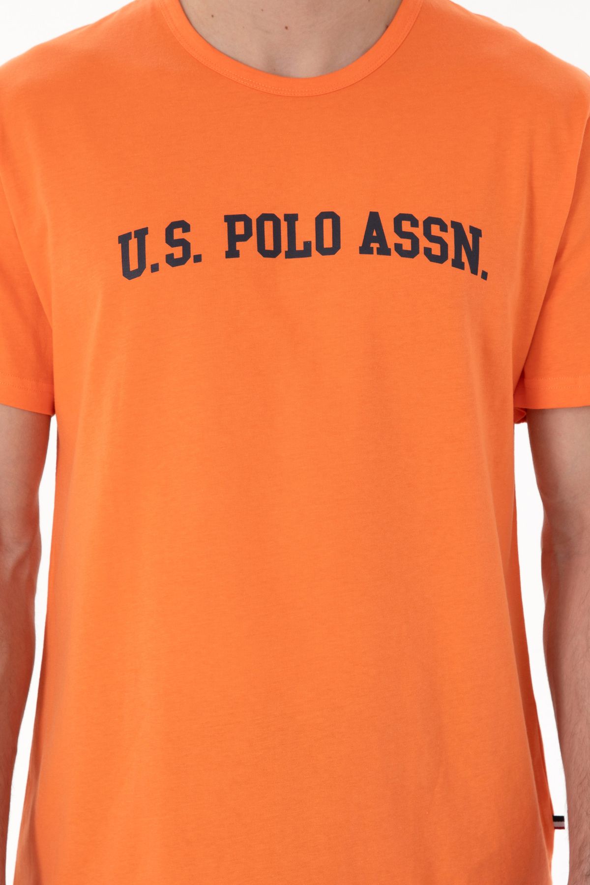U.S. Polo Assn.-Men's Crew Neck Orange Pajama Set 50309163 -Vr051 6