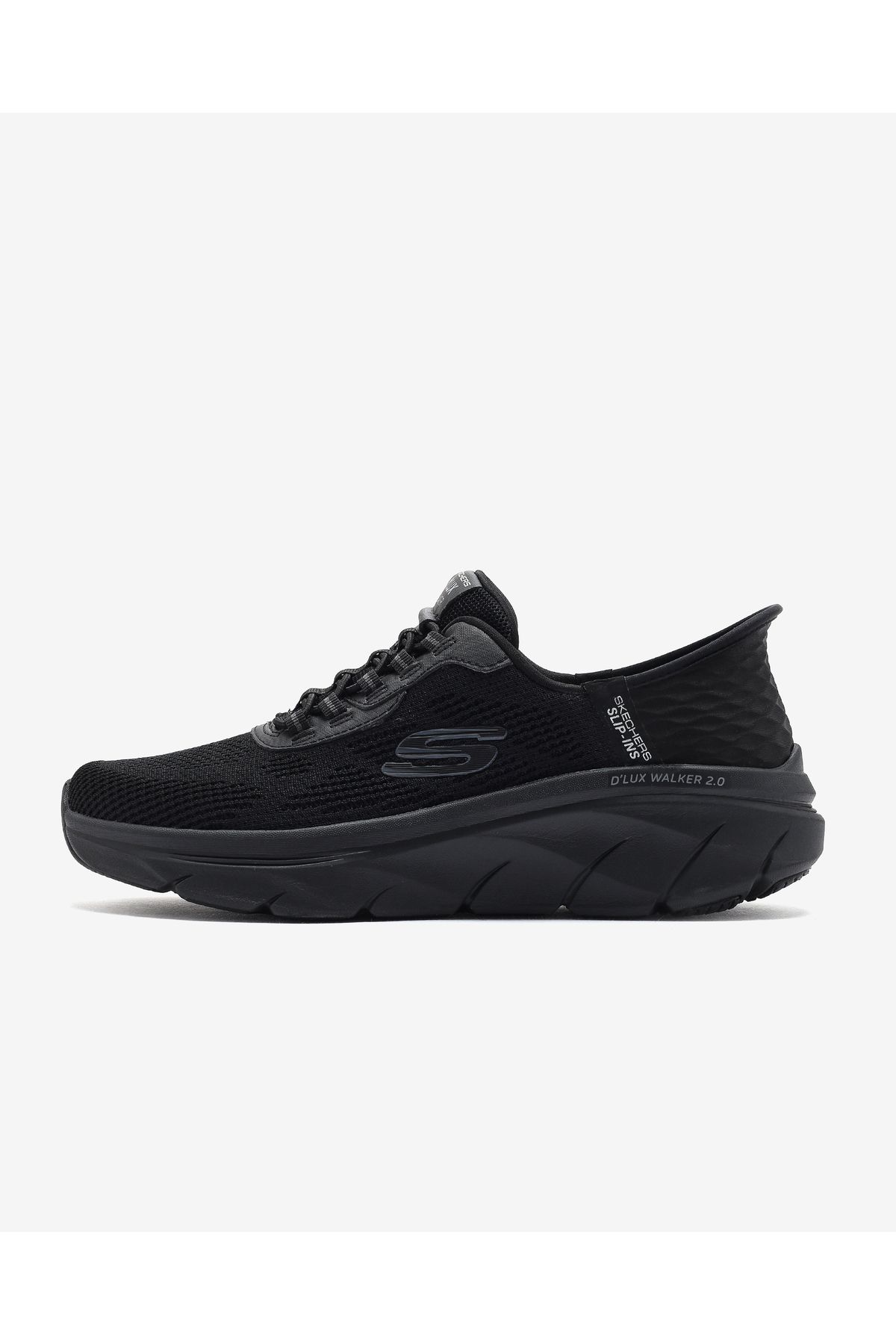 D'lux Walker 2.0 - کفش ورزشی مشکی مردانه Rezinate 232446 Bbk Skechers