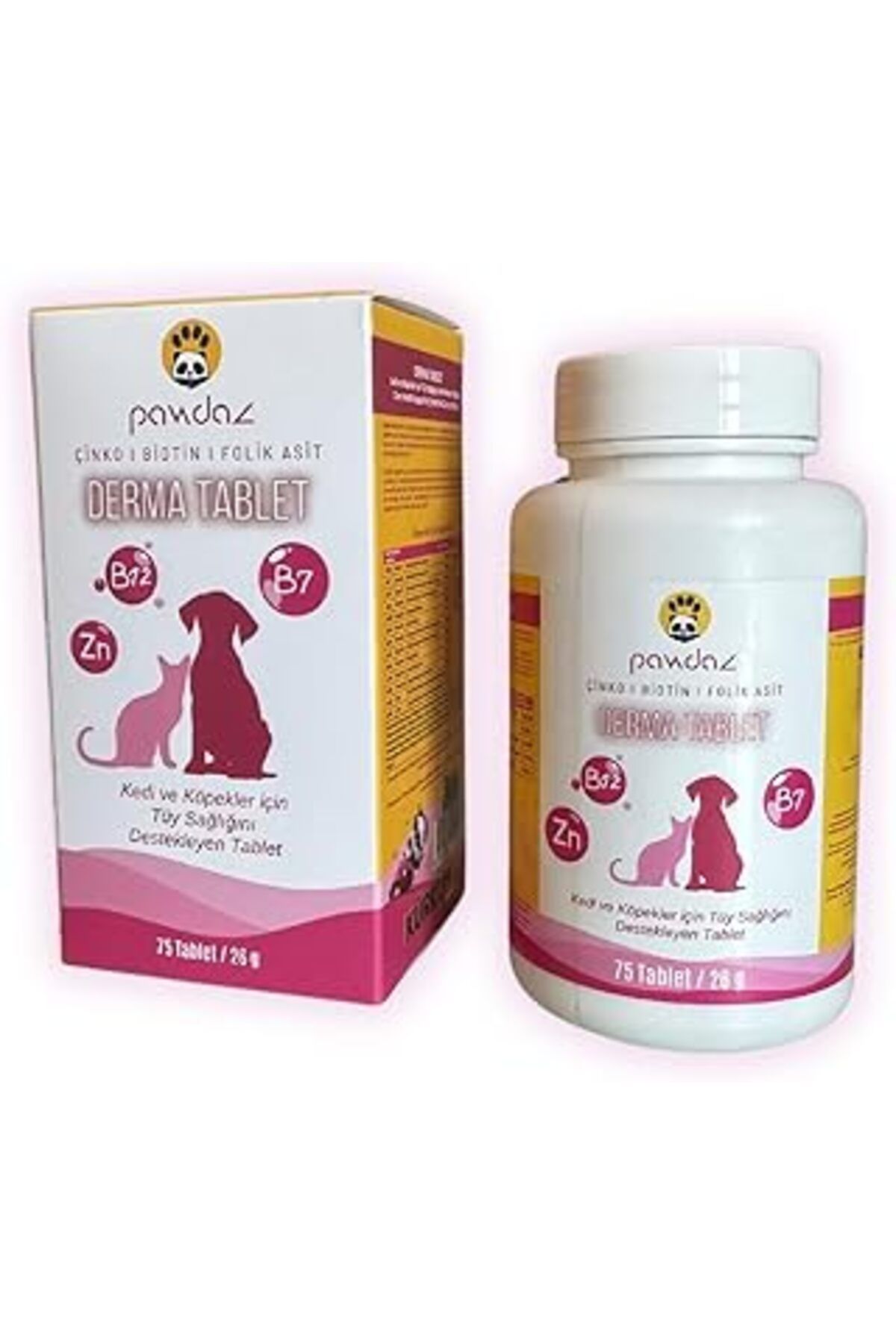 Mu Art Pawdaz Dermatablet - Kediler Ve Köpekler Ödül Maması Lezzetinde Deri Ve Tüy Sağlığı Desteği