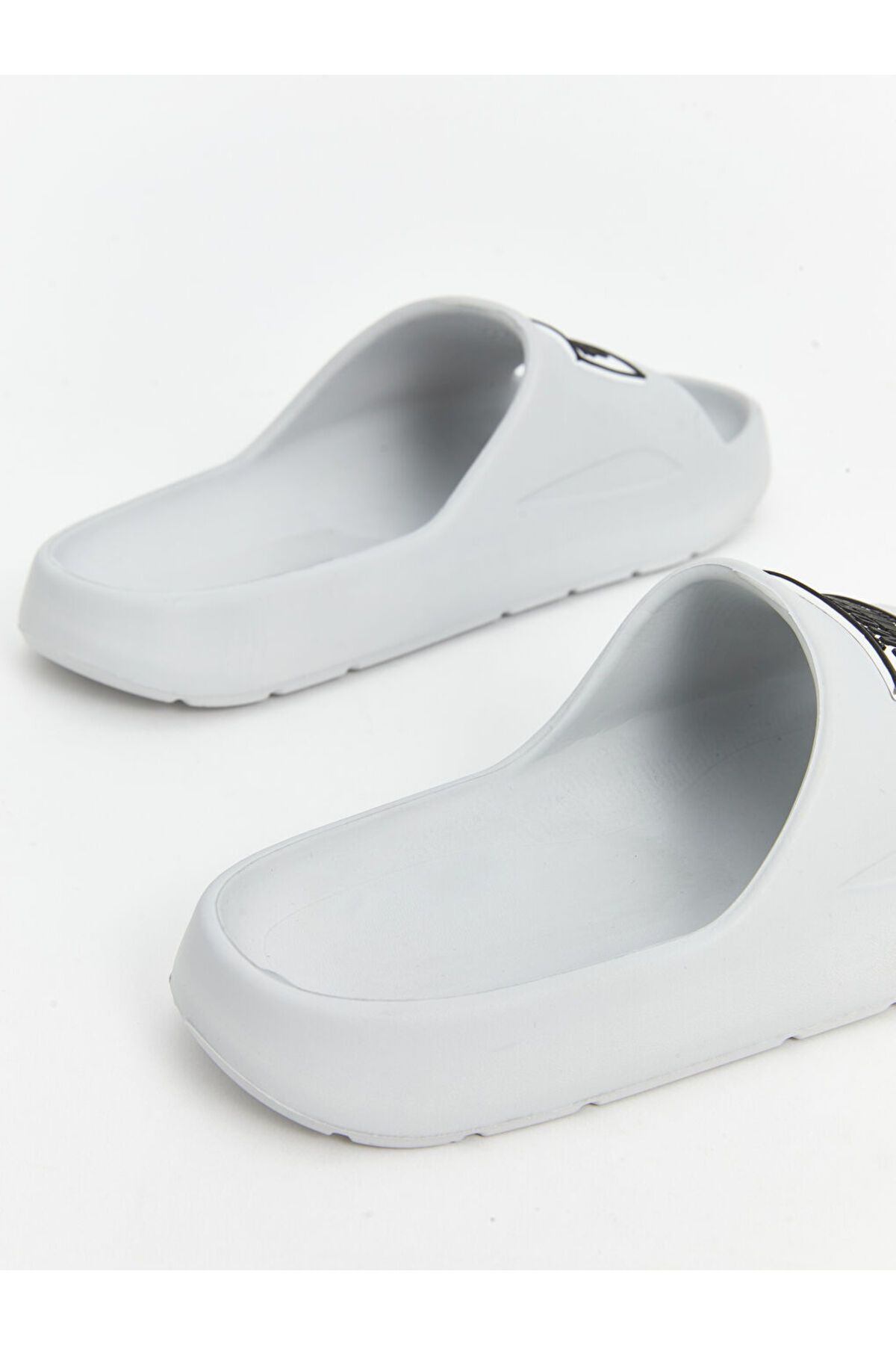 LC Waikiki-Lcw Steps Gray Single Stripe Printed Boy's Slippers 5