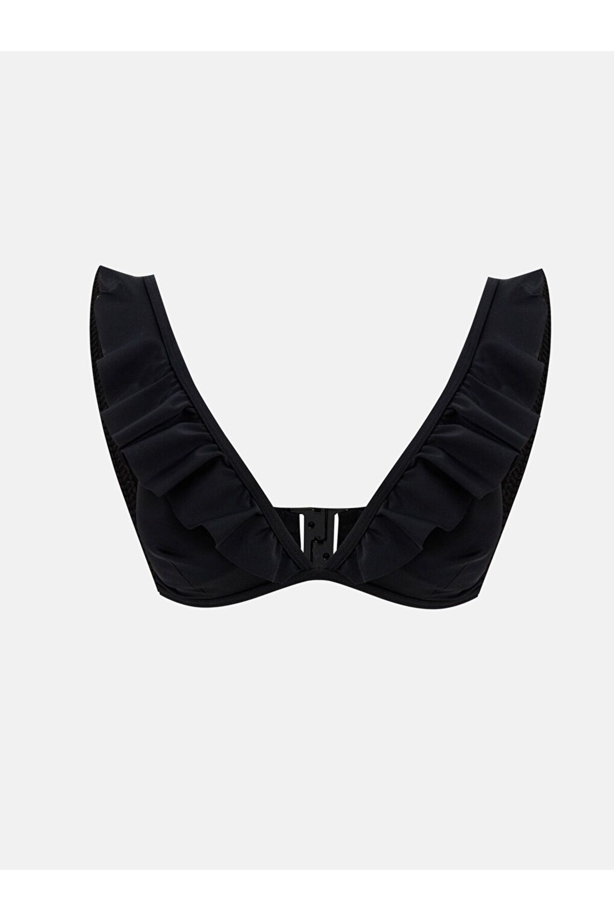 LC Waikiki LCW UV Korumalı Fırfır Detaylı Kadın Bikini Üst