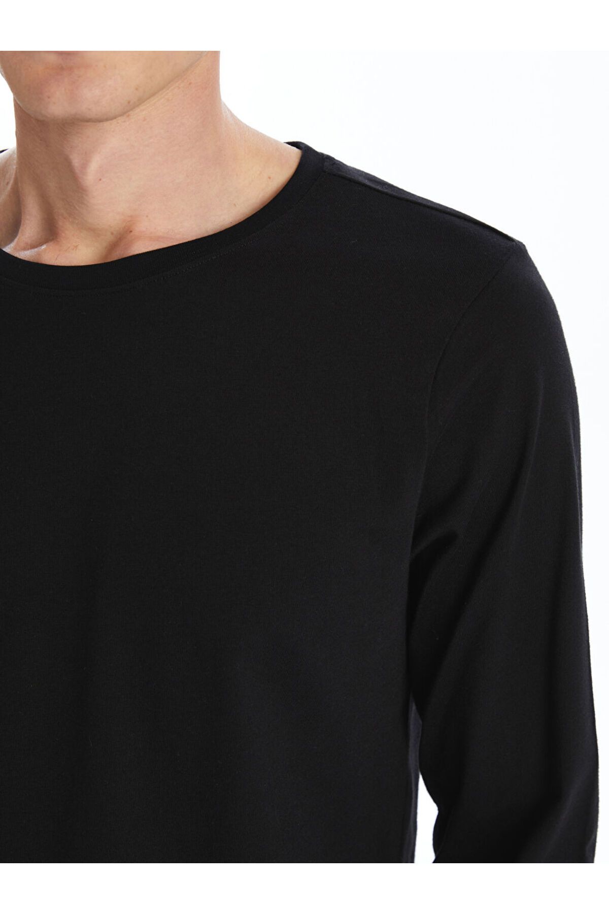 LC Waikiki-Lcw Crew Neck Long Sleeve Men's Tank Top 3