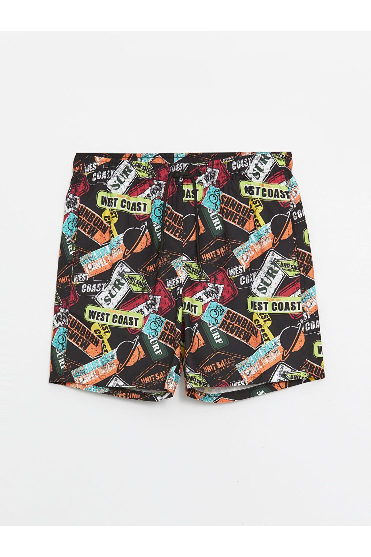 LC Waikiki-Lcw Short Size Patterned Men's Swim Shorts Fast Fashion 5