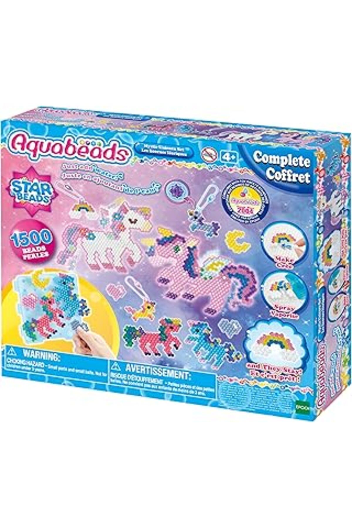 Mu Art Ahşap Aquabeads 31944 Mistik Tek Boynuzlu At El İşi Seti, Çok Renkli