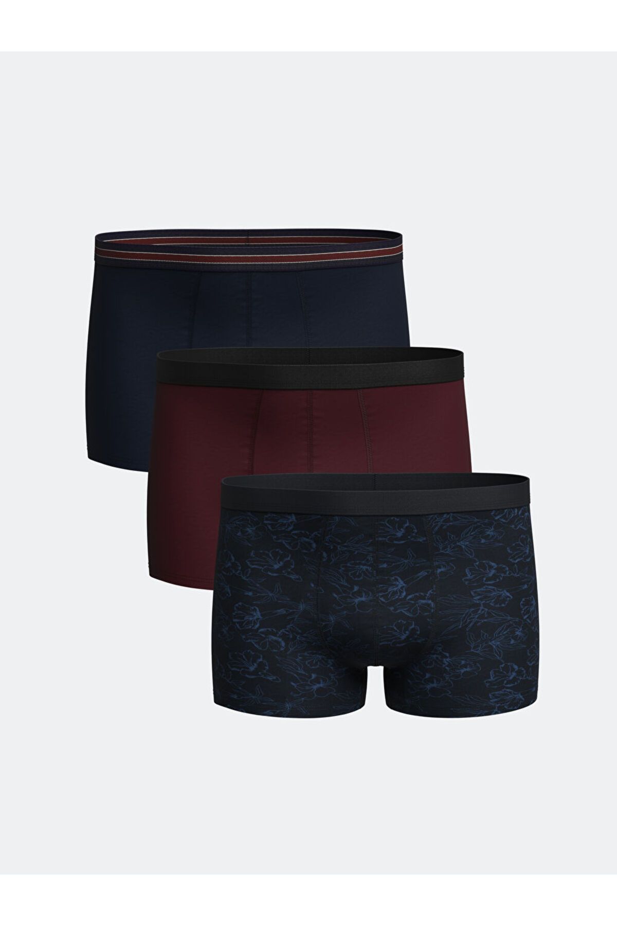 LC Waikiki Yeni Sezon Standart Kalip Pamuklu Esnek Erkek Boxer 3'lu - S5I858Z8