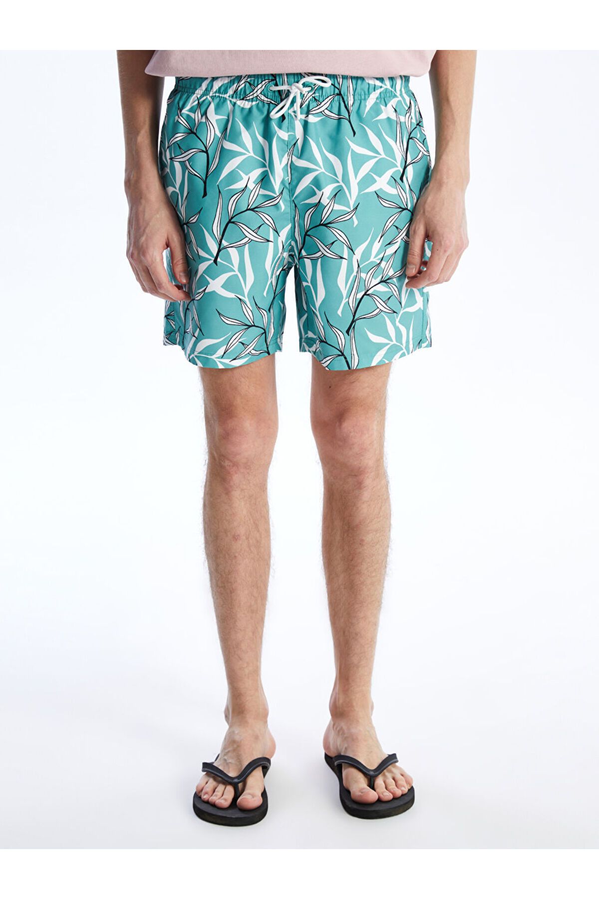 LC Waikiki-LCW Short Length Patterned Men's Swim Shorts 4