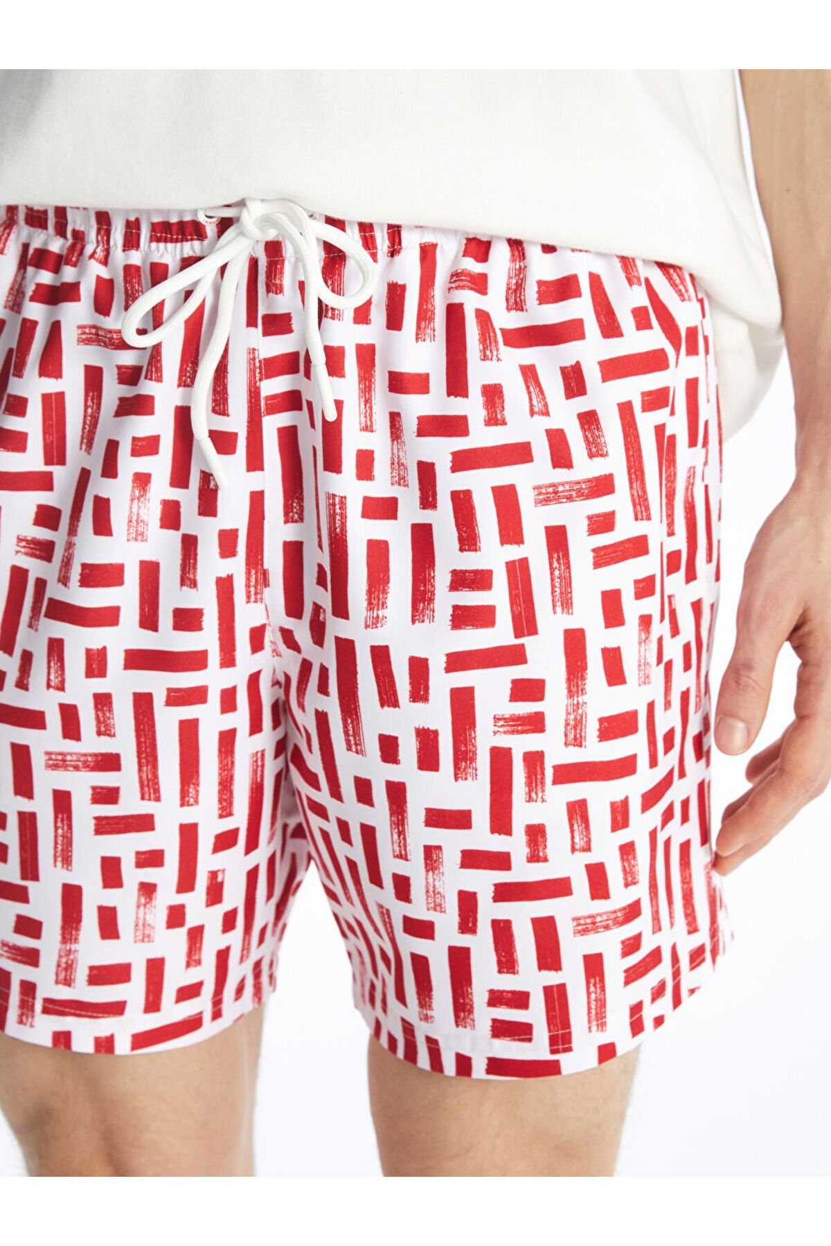 LC Waikiki-LCW Short Length Patterned Men's Swim Shorts 3