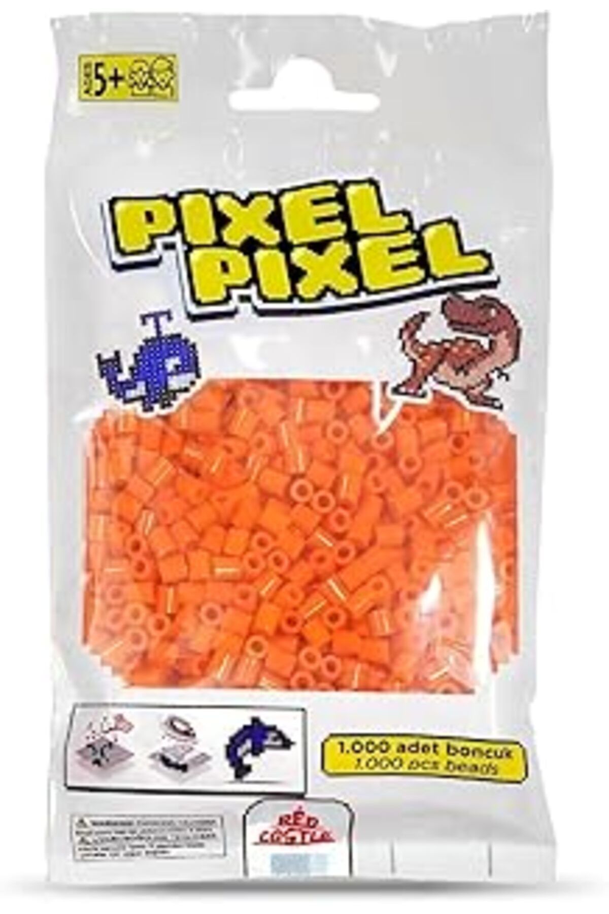 Hepta Collection Red Castle 1000 Adet Midi Boncuk Turuncu-Pixel Pixel Ppb-1000-16