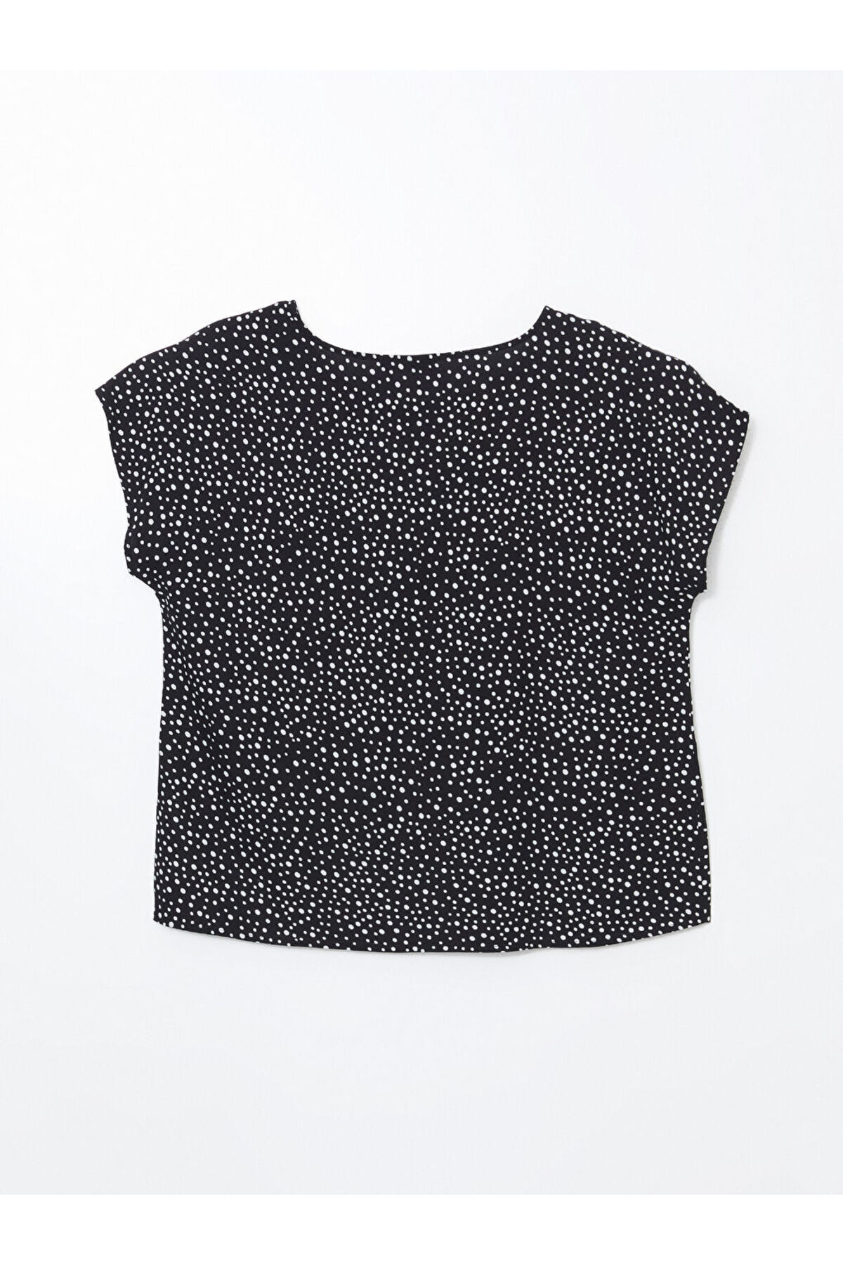 LC Waikiki-Crew Neck Polka Dot Women's Blouse 6