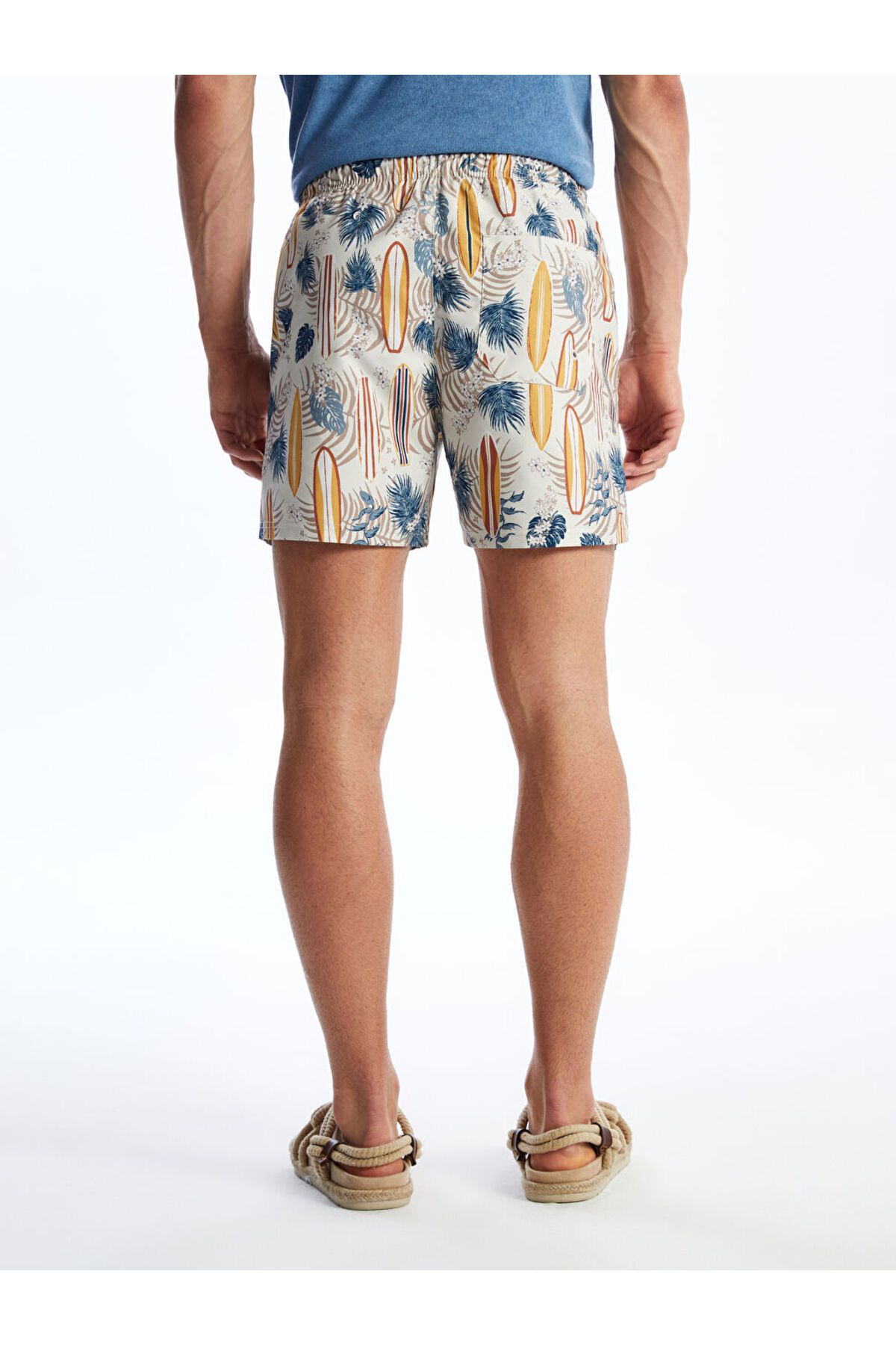 LC Waikiki-LCW Short Length Patterned Men's Swim Shorts 5