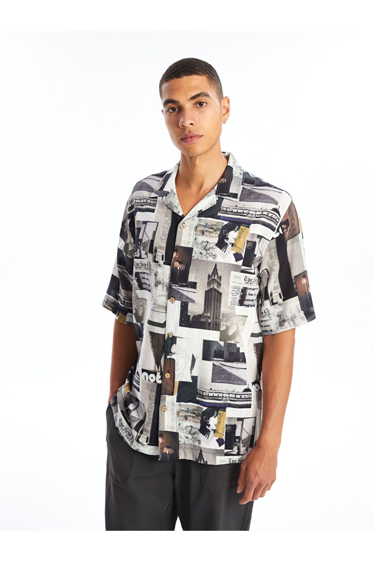 LC Waikiki LCW Regular Fit Kısa Kollu Erkek Gömlek